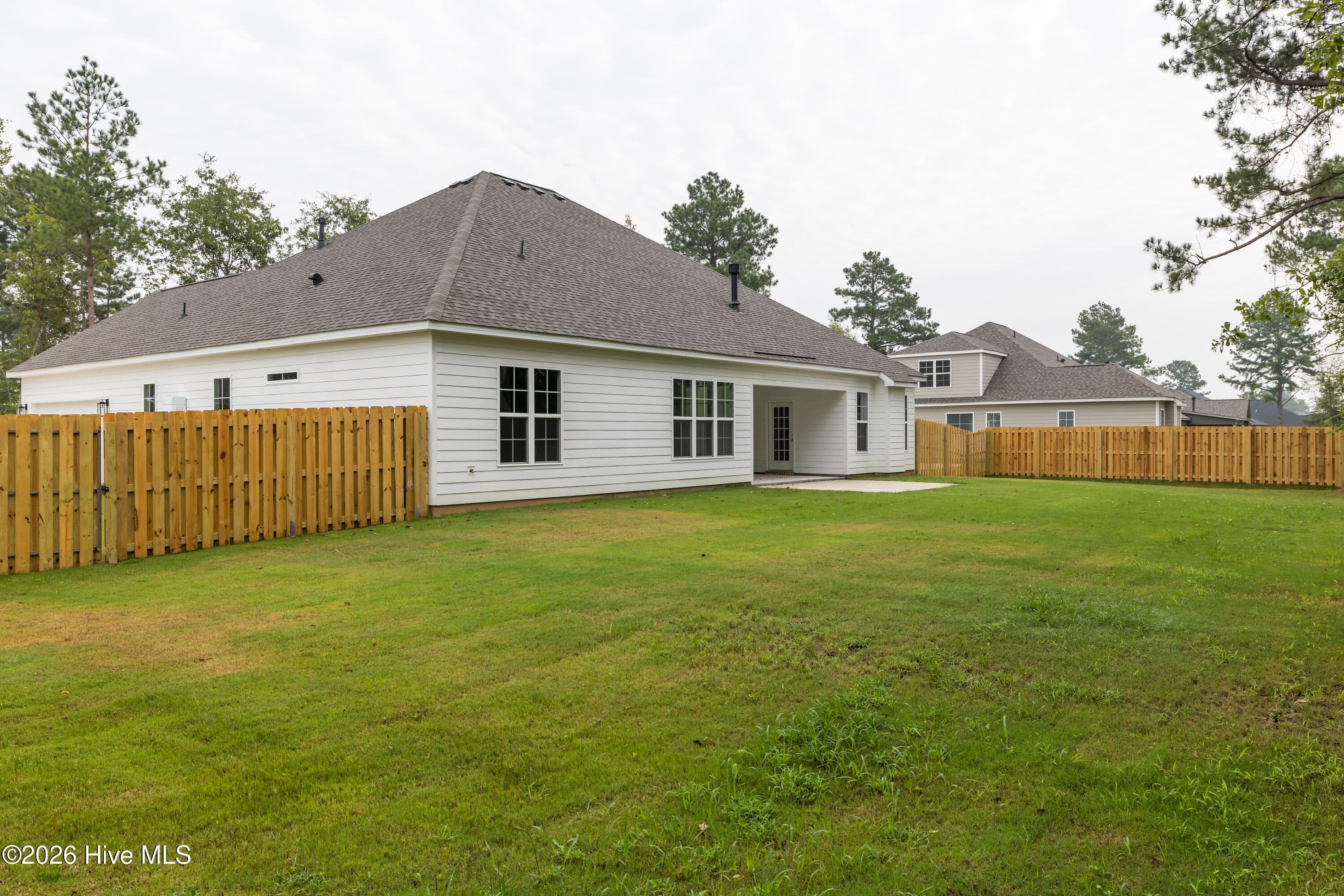 Backyard privacy fence - 1777 Bellingham Drive, Beech Island, SC 29842