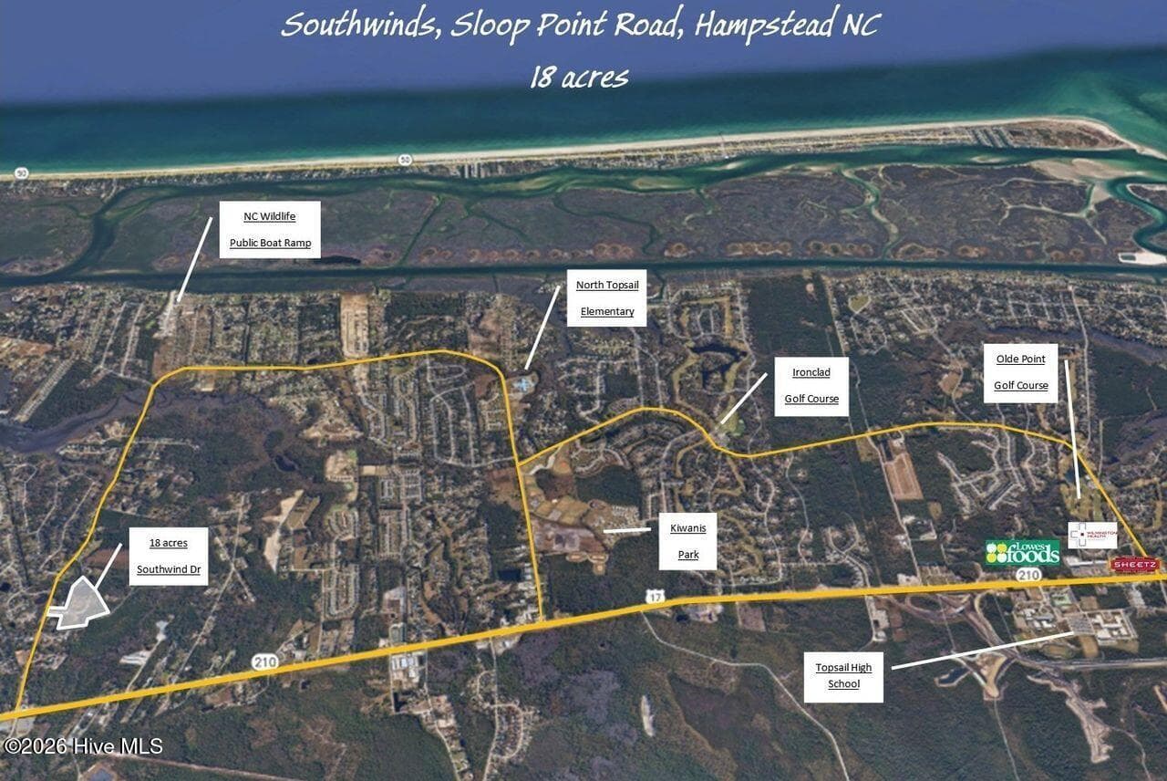 Residential Lot at 00 Sloop Pt Rd & 17 Road, Hampstead, NC 28443, photo 3 of 3