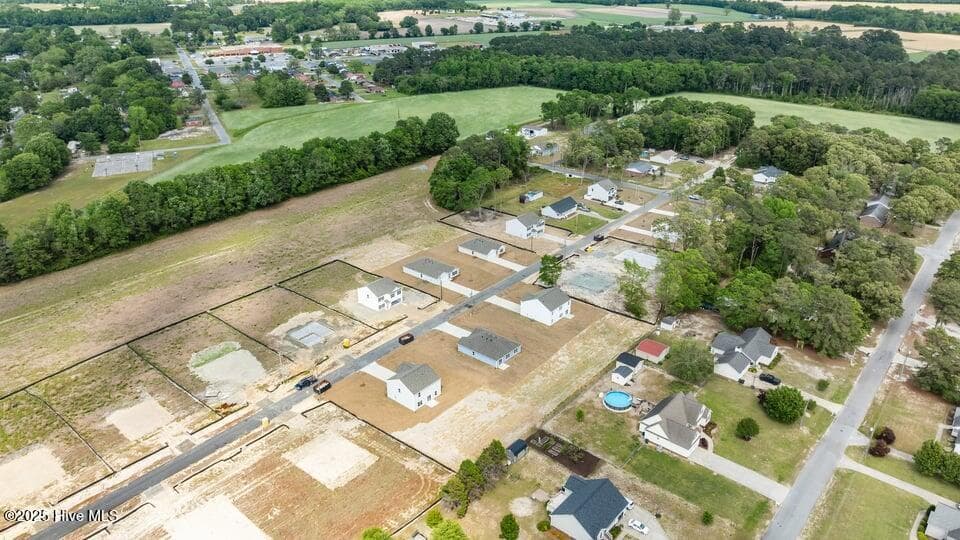 Aerial photos of Blair Ridge * Photos are not of actual home or interior features and are representative of floor plan only. * - 125 Claude Street Lot 46, La Grange, NC 28551