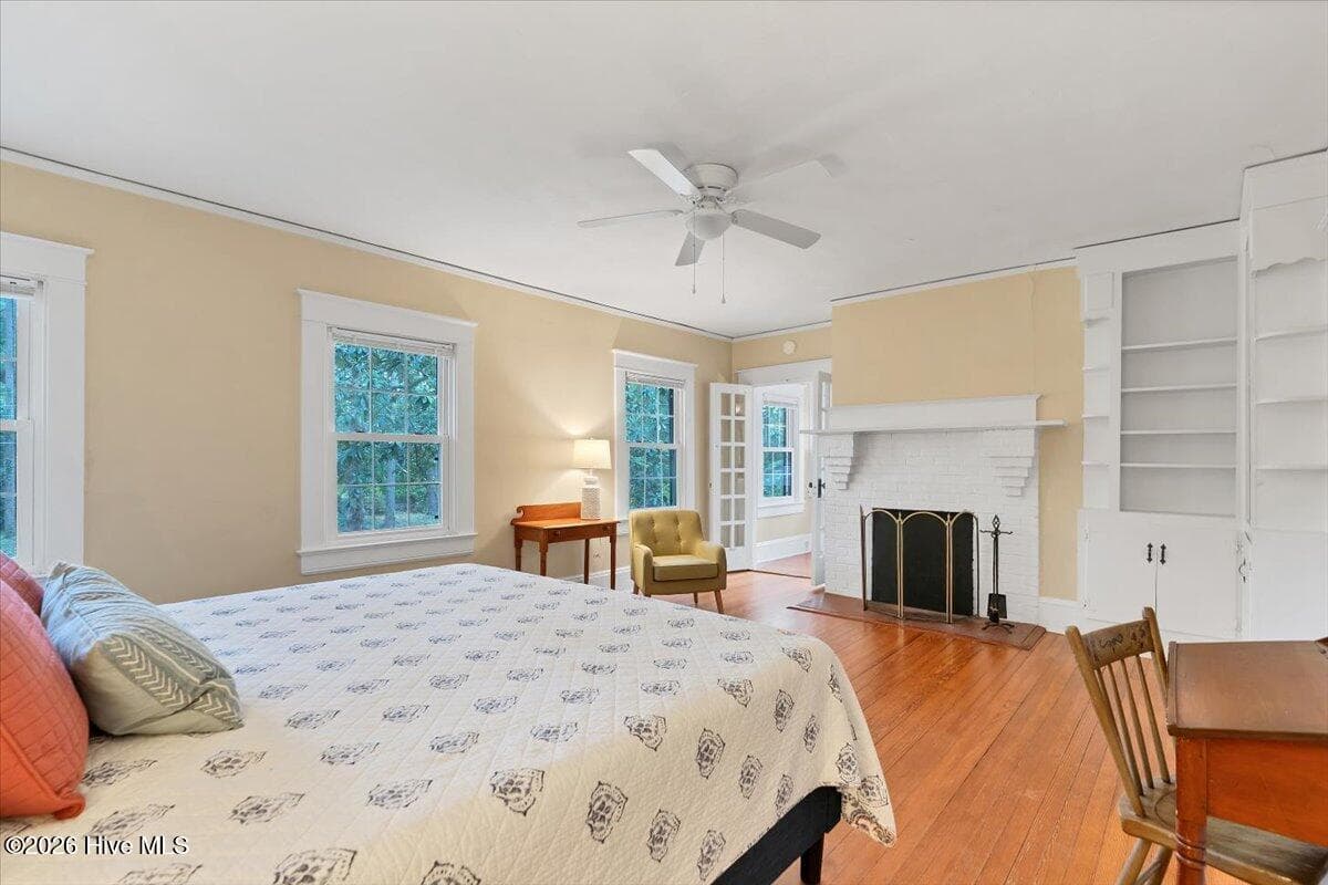 Bedroom 3 wth fireplace - 160 N Ridge Street, Southern Pines, NC 28387