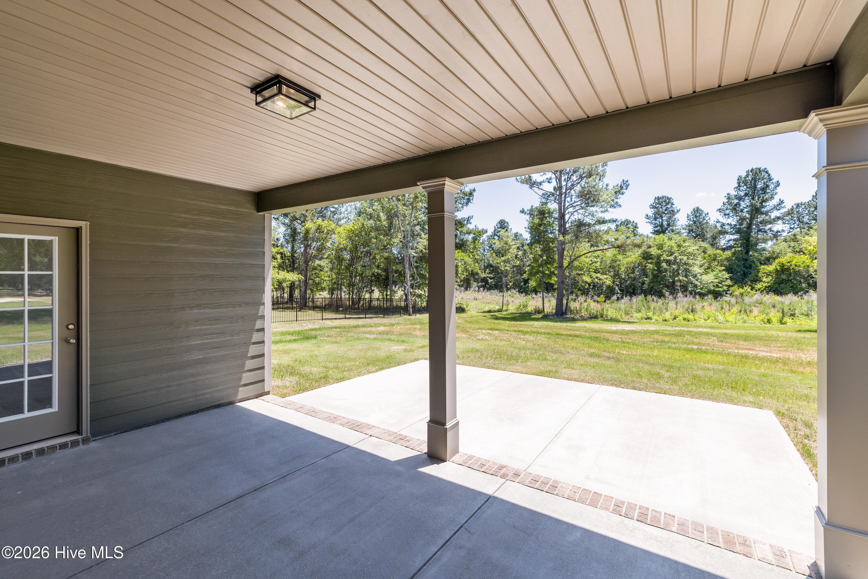 Covered back porch and patio - 1725 Bellingham Drive, Beech Island, SC 29842