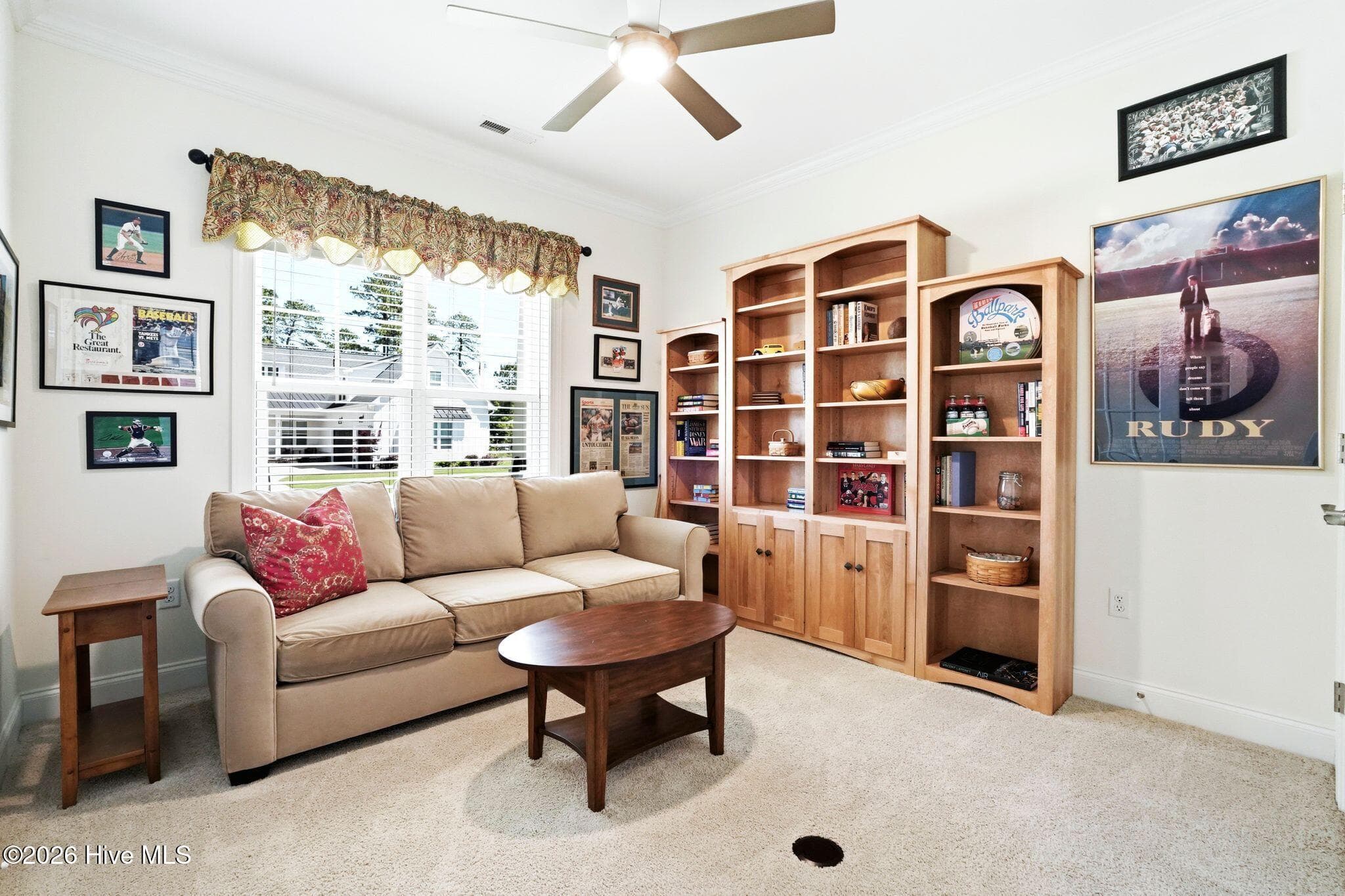 Bedroom set up as sitting/reading room - 3710 Friendly Orange Court NE, Leland, NC 28451