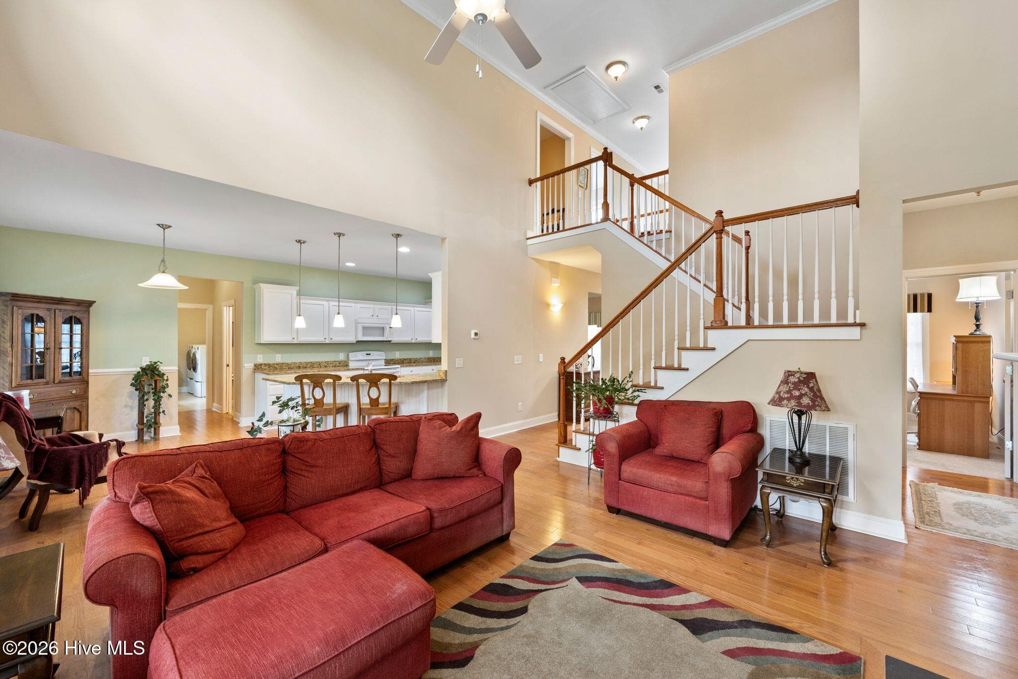 Hallway on the right to Primary Bedroom or Office. - 1620 Golfers Ridge Drive SE, Bolivia, NC 28422