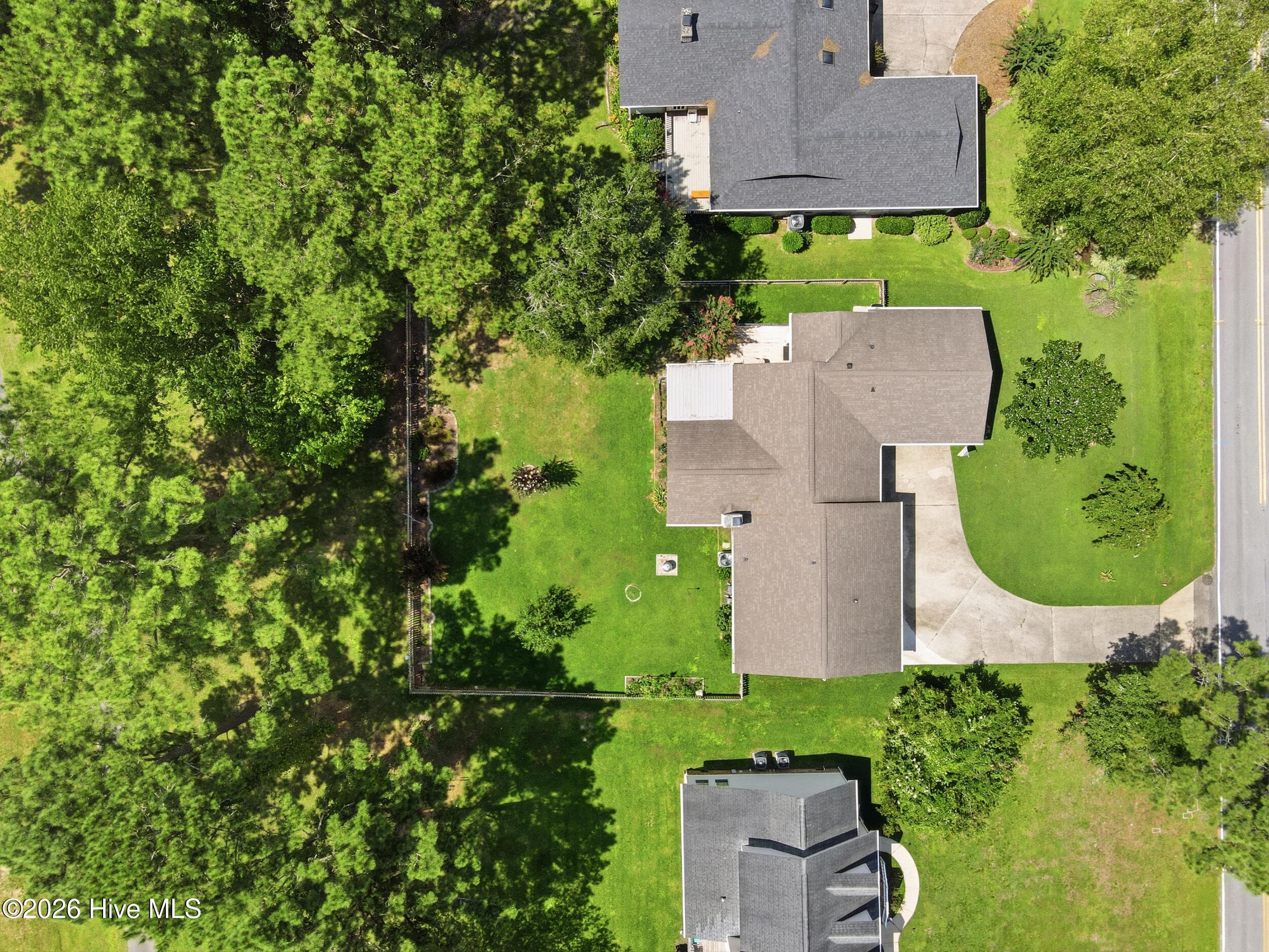 Aerial View - 701 Plantation Drive, New Bern, NC 28562