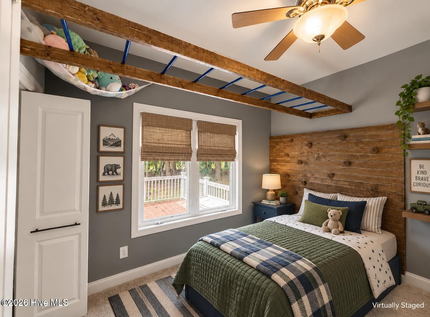 Virtually Staged - 3rd Bedroom - 920 Crooked Creek Drive, New Bern, NC 28560