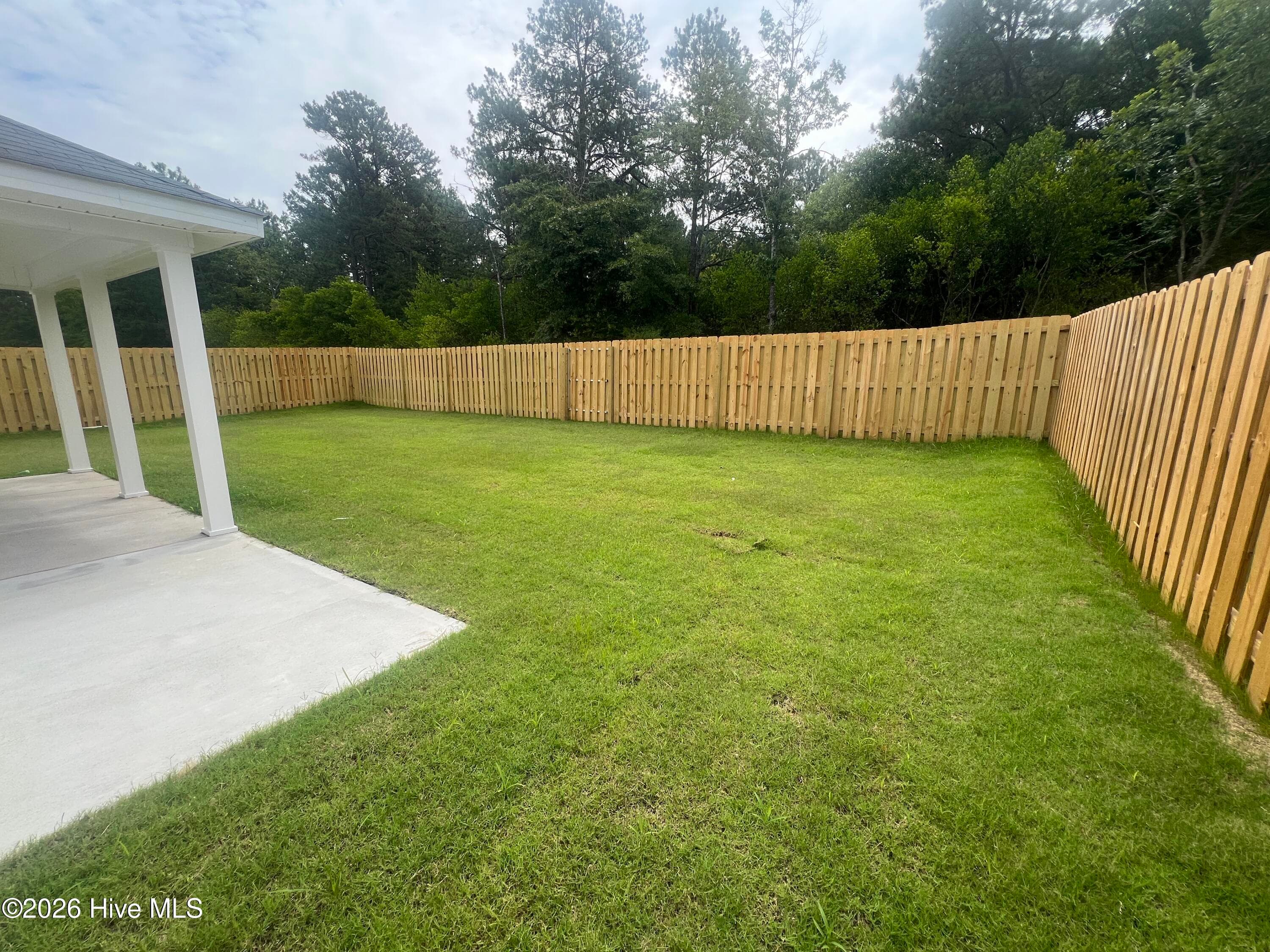 Nice size backyard. Privacy fence and backs up to green space. - 8887 Snelling Drive, Aiken, SC 29803