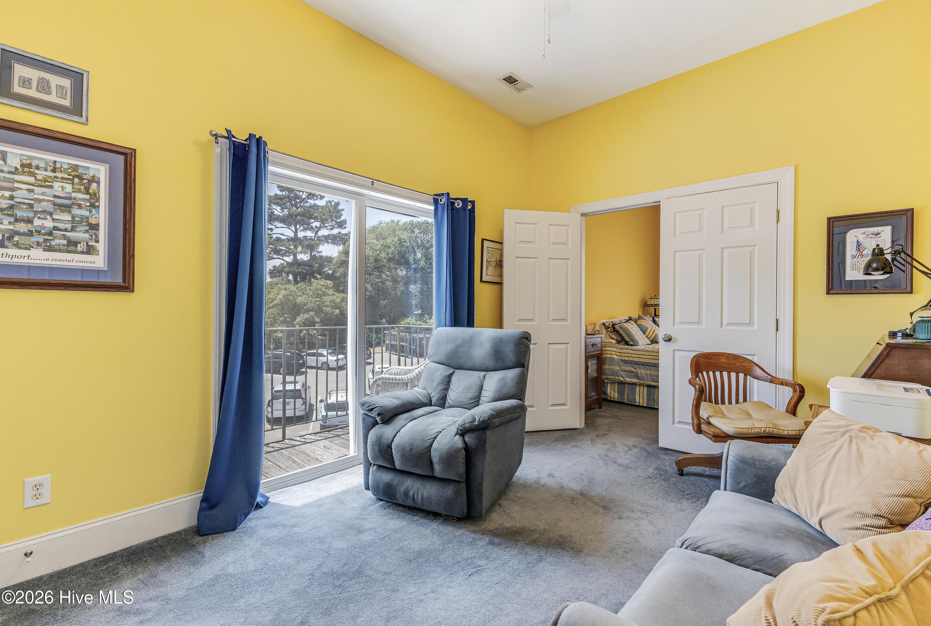 Sliding Door onto Deck - 701 N Howe Street 8, Southport, NC 28461