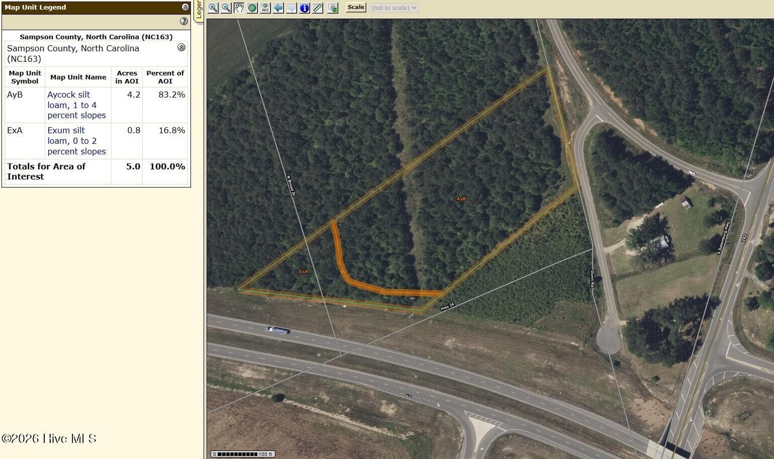 Wooded at 1c 1C Dunn Road Ext, Roseboro, NC 28382, photo 7 of 7