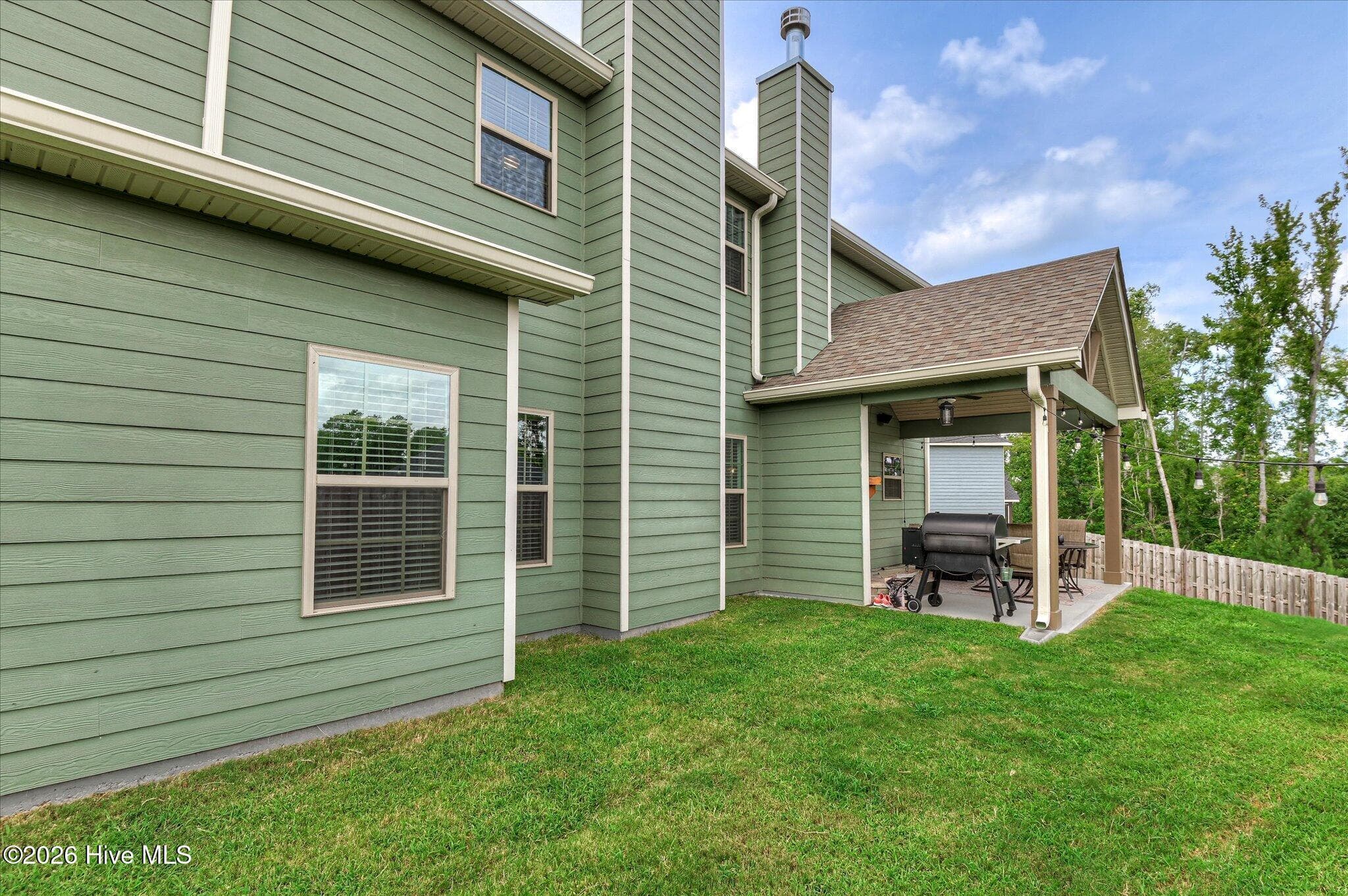 Backyard fully fenced - 257 Haverford Drive, Grovetown, GA 30813