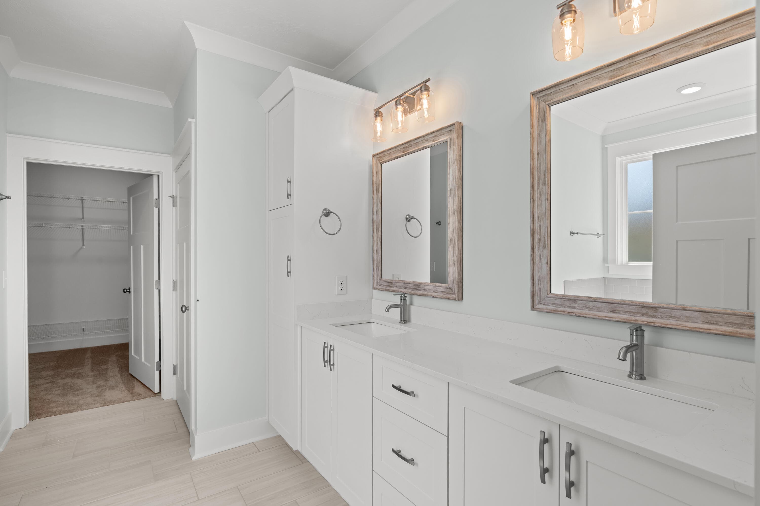 Primary bath and closet - 1488 Bellingham Drive, Beech Island, SC 29842