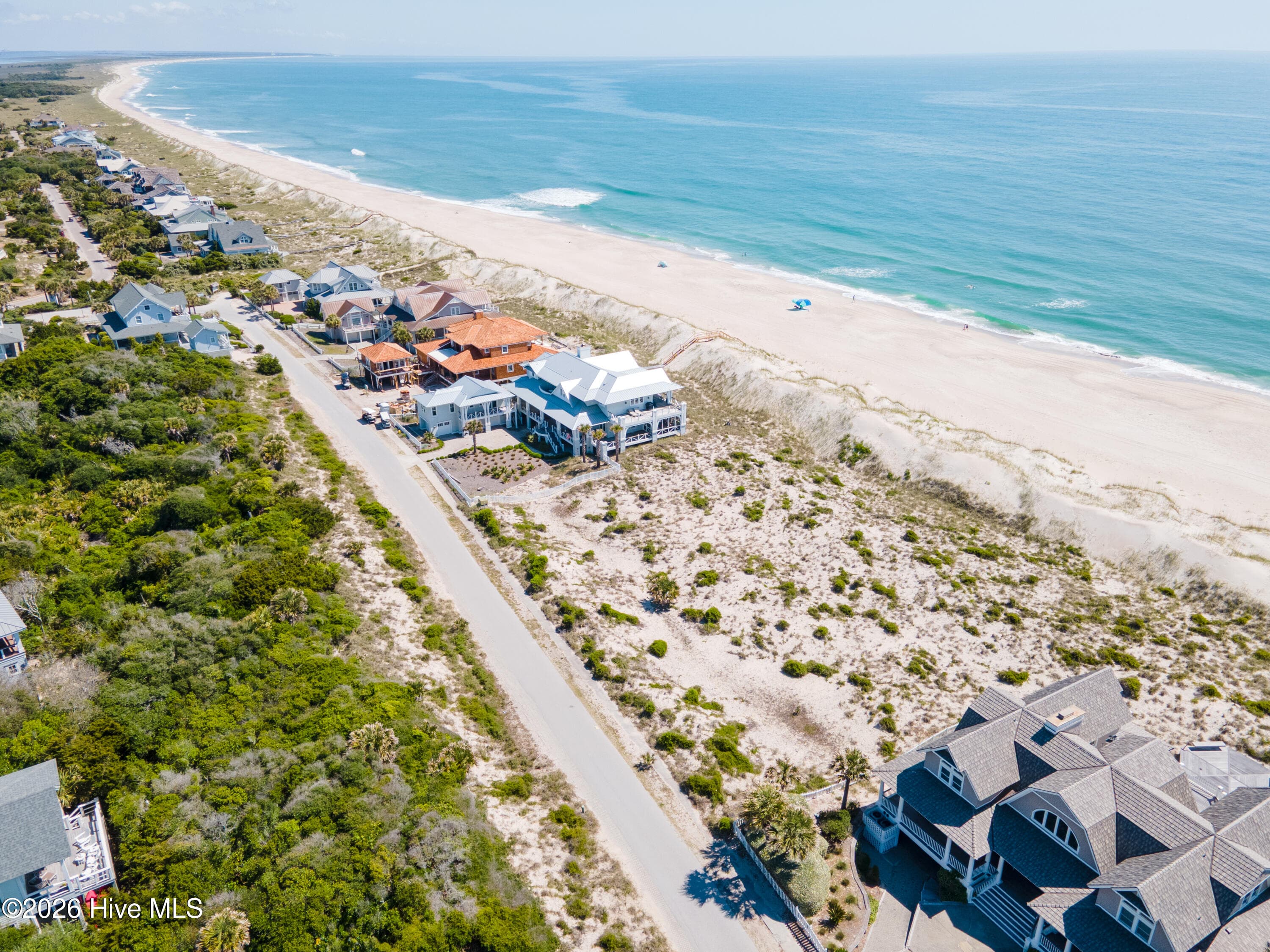 aerial of the 2 lots 4024 & 4026 on Station House - 226 4026 Station House Way, Bald Head Island, NC 28461