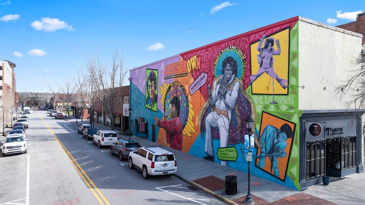 A vibrant tribute to the Godfather of Soul, James Brown Boulevard in Augusta, GA, pulses with music history and local charm. - 5036 Captain Drive, Grovetown, GA 30813