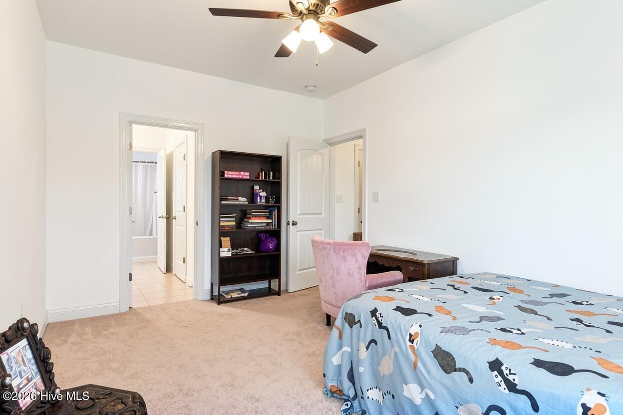 One door to bathroom and the other to hall way - 2019 Tarpon Trail, New Bern, NC 28562