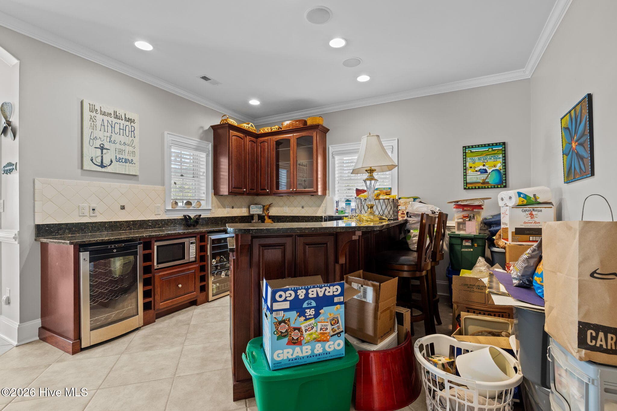 Level 1 wet bar (2) - 109 Key West Lane, Newport, NC 28570