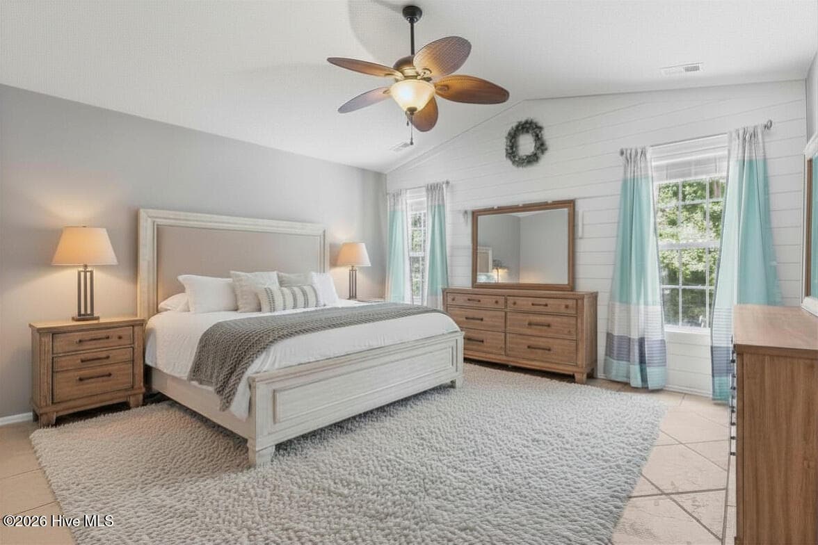 Primary bedroom - virtually staged - 9184 Seaside Landing SW, Calabash, NC 28467