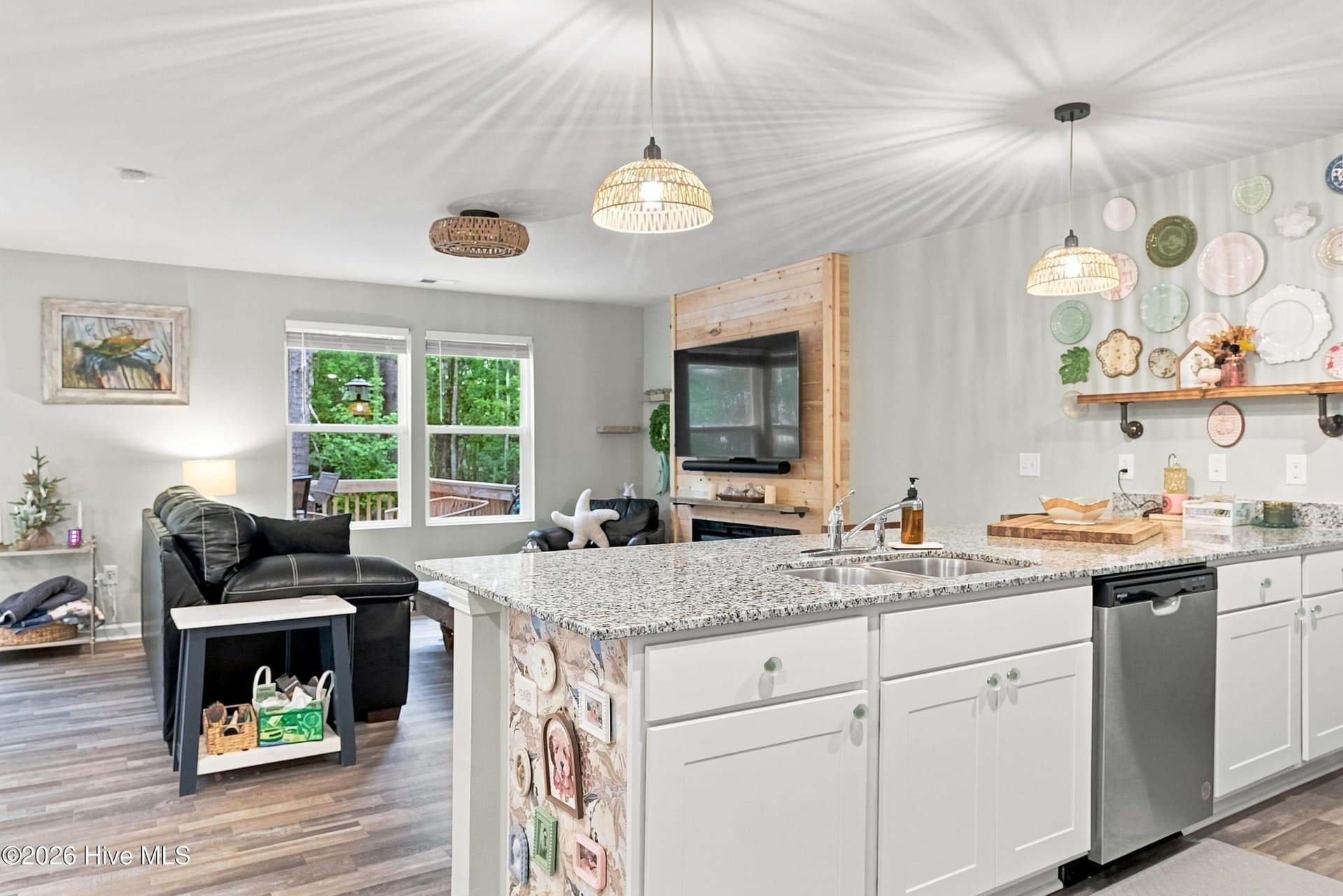 KITCHEN VIEW OF GREAT ROOM - 2519 Sendero Drive SE, Bolivia, NC 28422