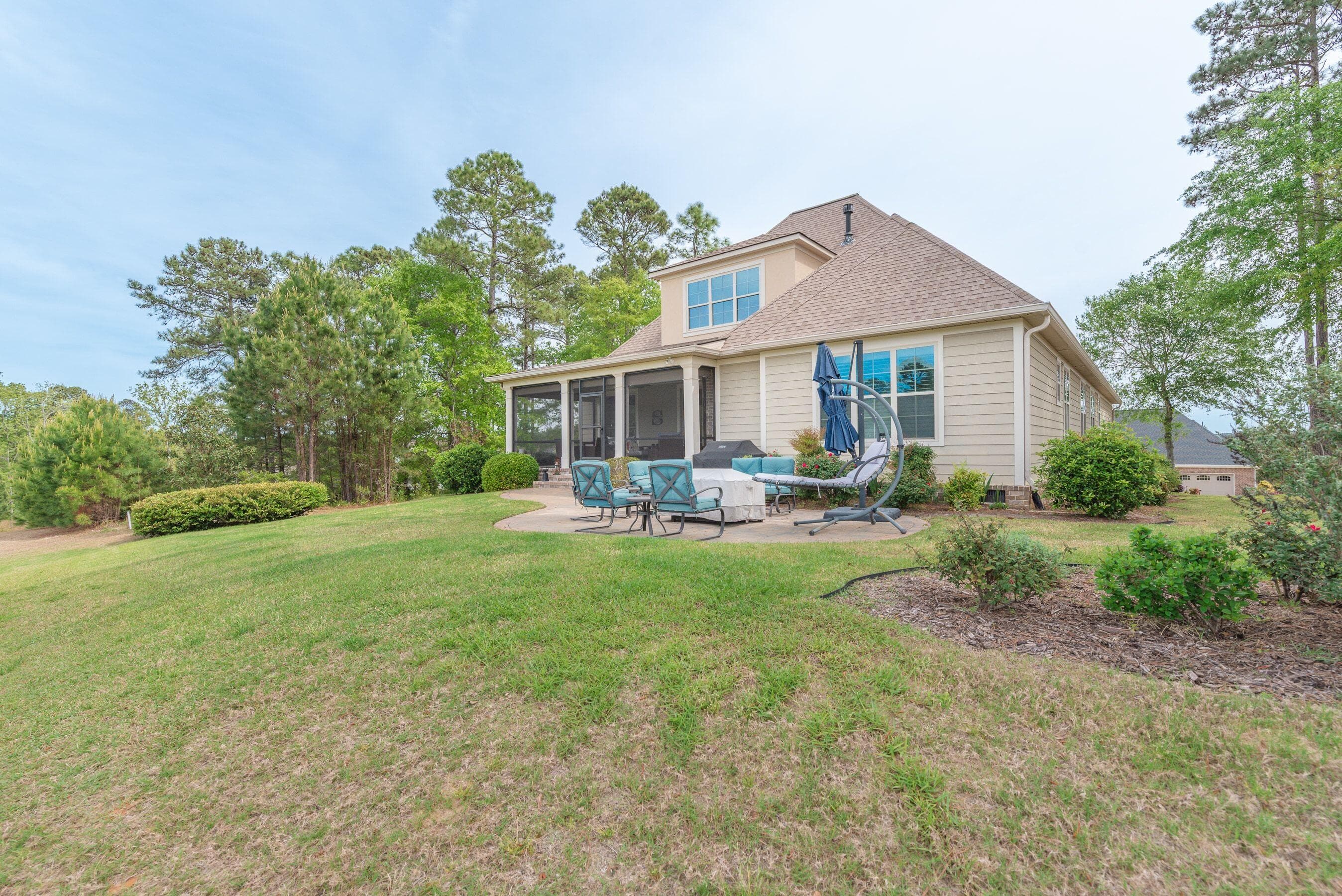Back of home from right - 207 Quiet Oak Court, Aiken, SC 29803