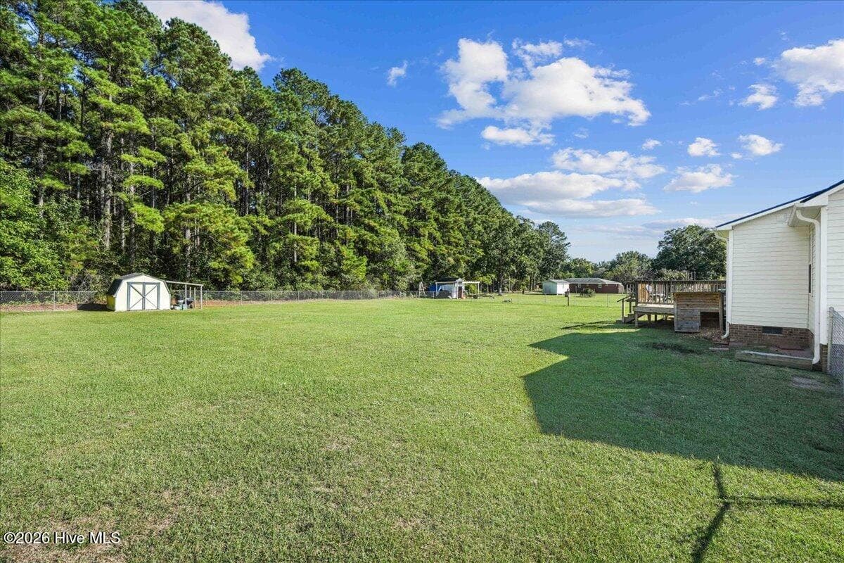Back yard - 110 Hilltop Drive, Four Oaks, NC 27524