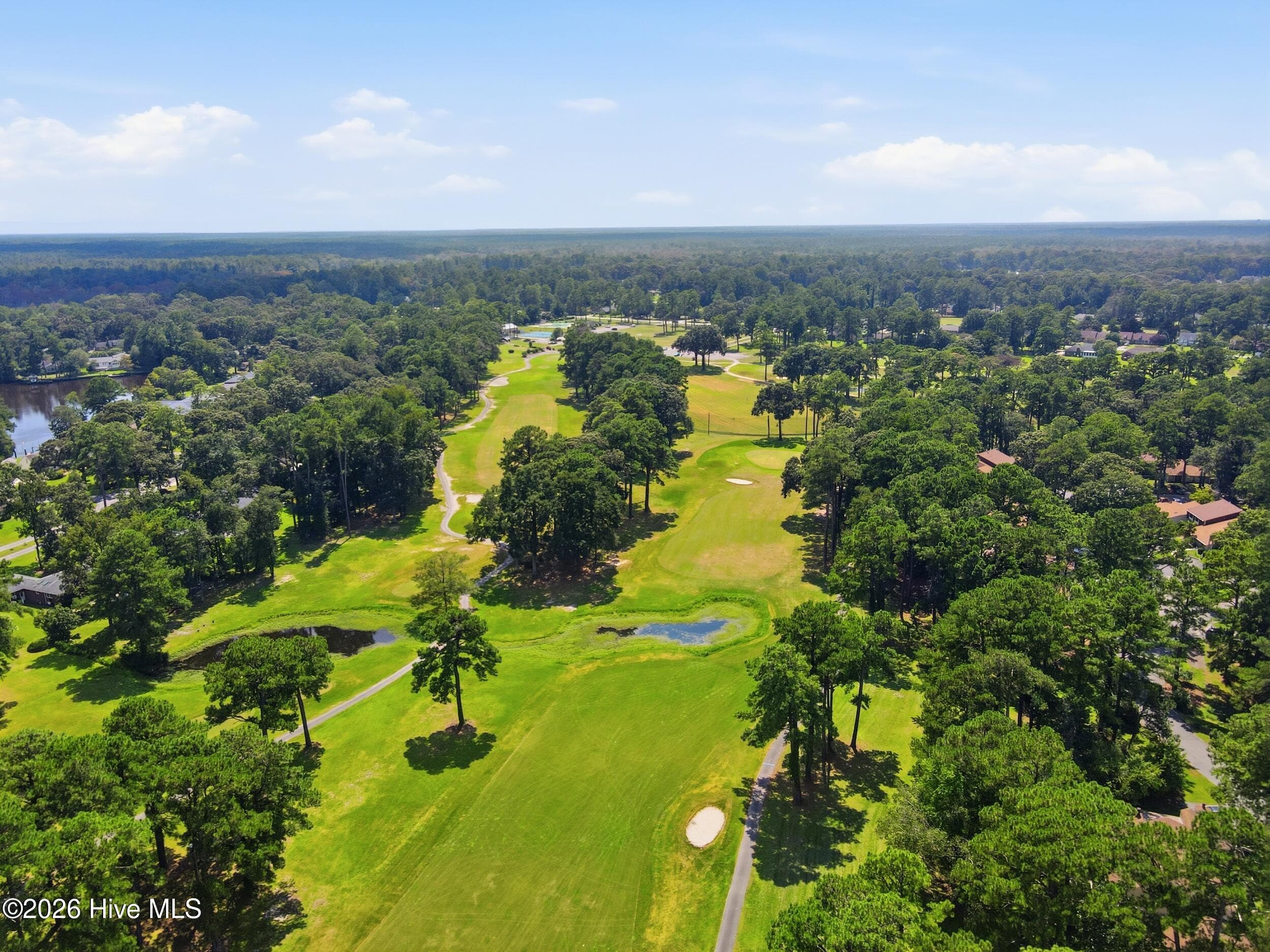 Aerial View - 701 Plantation Drive, New Bern, NC 28562
