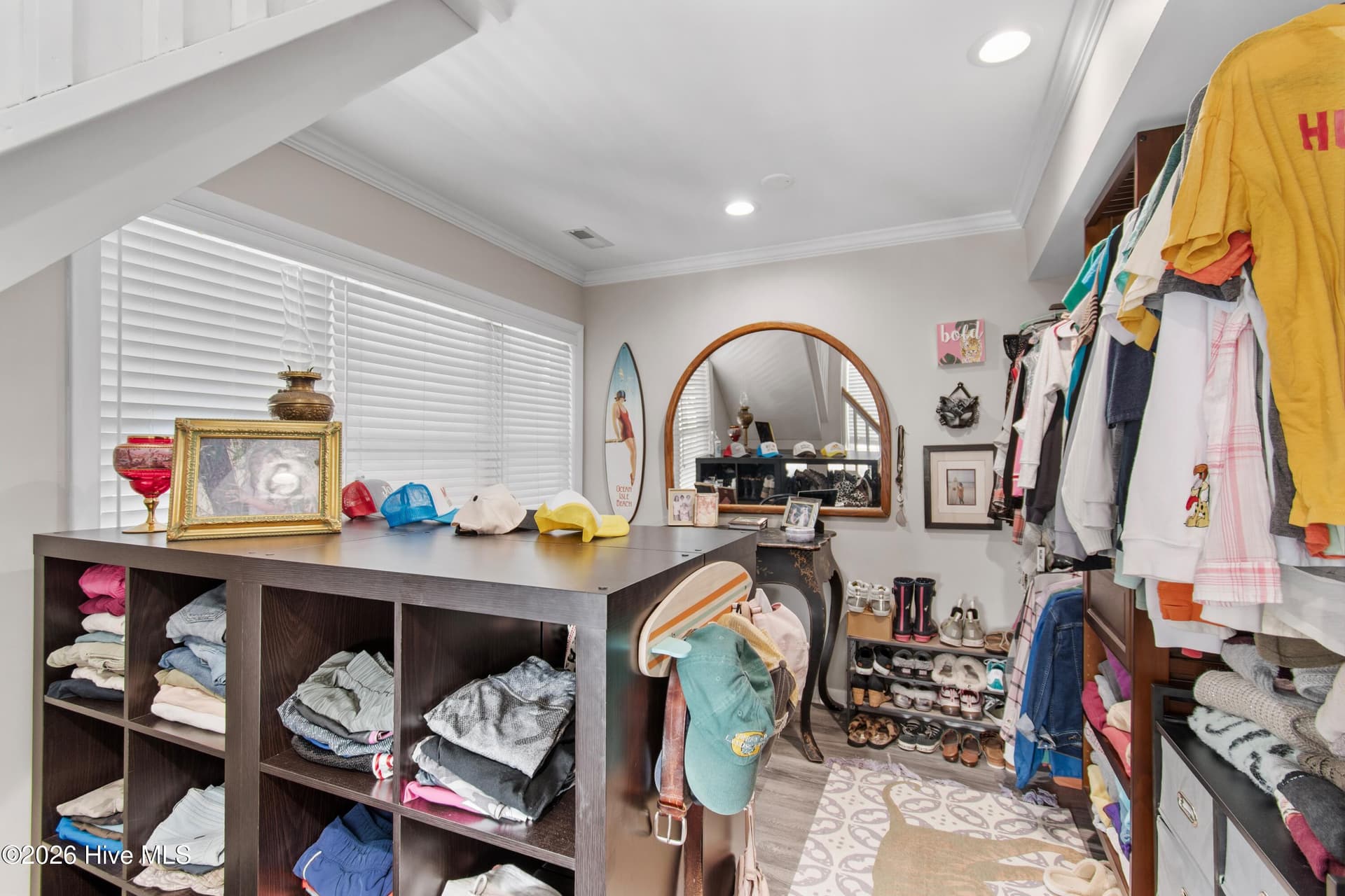 Large primary closet. - 2024 Camelot Drive SW, Ocean Isle Beach, NC 28469