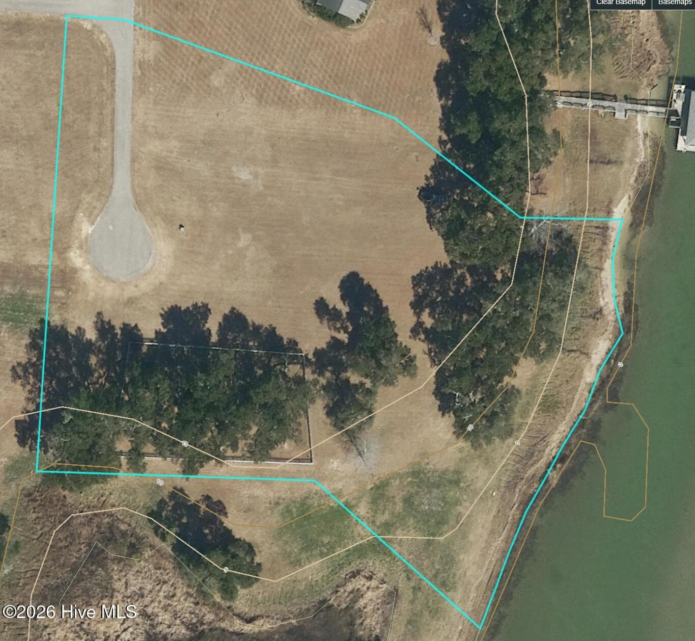 Property lines as shown are not reflective of the actual surveyed area, see survey for details - 1.75ac Flamingo Lane, Sneads Ferry, NC 28460