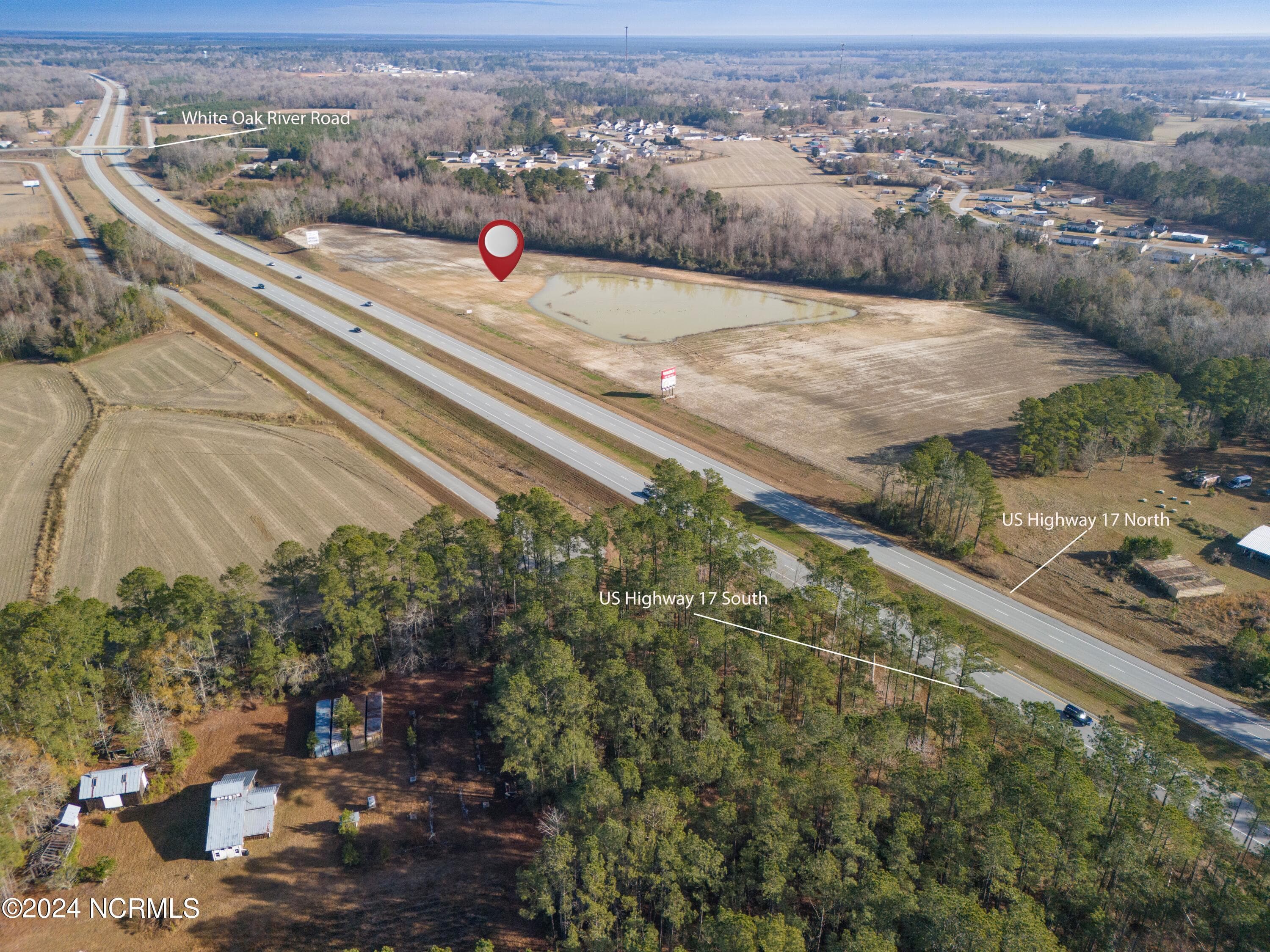 Undeveloped at 24 Acres White Oak River Road, Maysville, NC 28555, photo 2 of 17