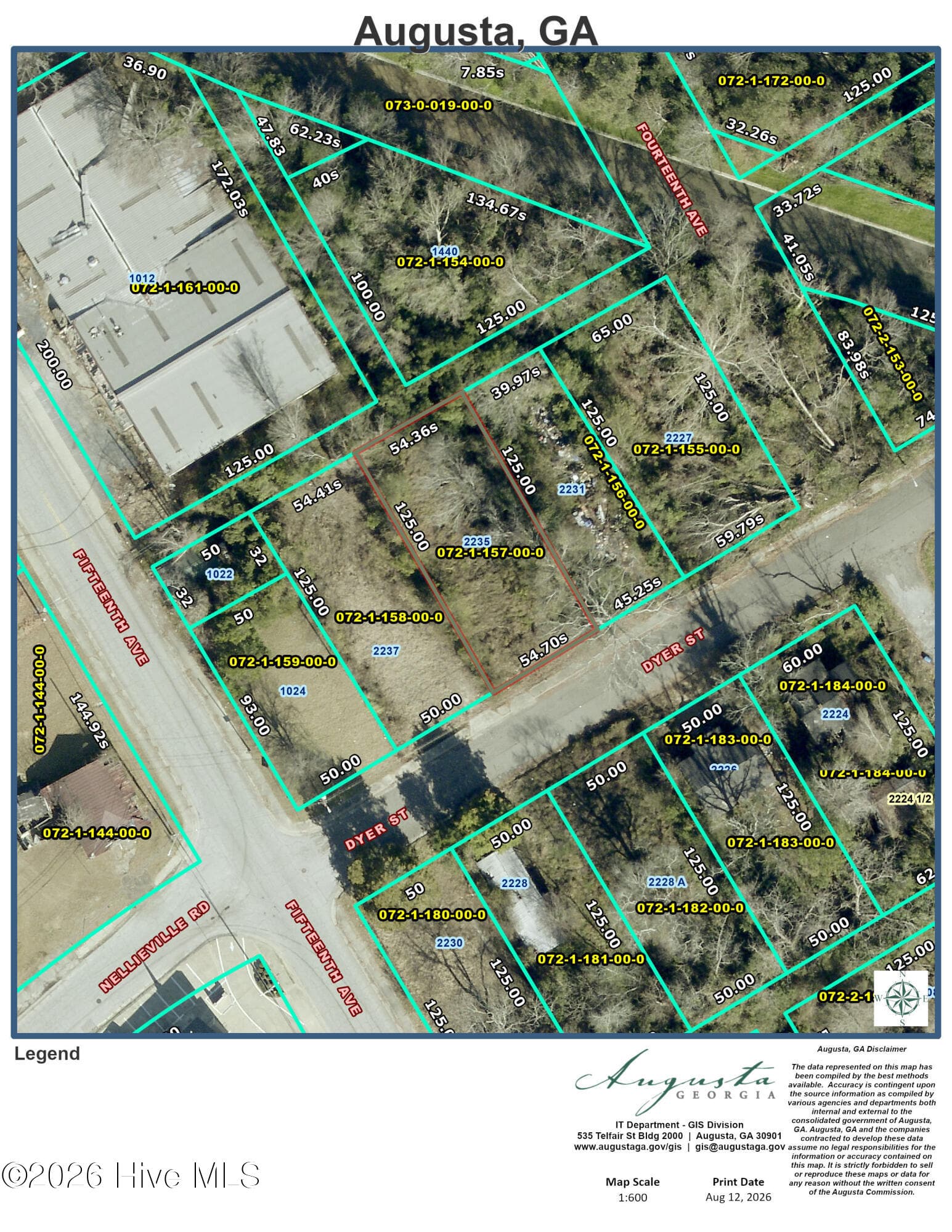 Residential Lot at 2235 Dyer Street, Augusta, GA 30901, photo 2 of 8