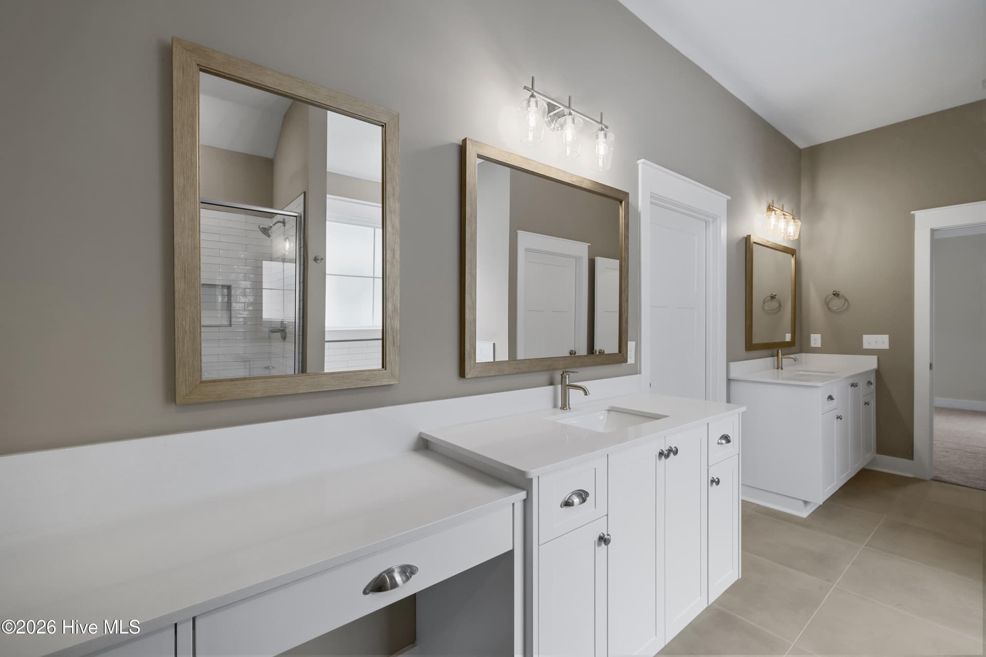 Make-up vanity and framed mirrors - 1200 Bellingham Drive, Beech Island, SC 29842