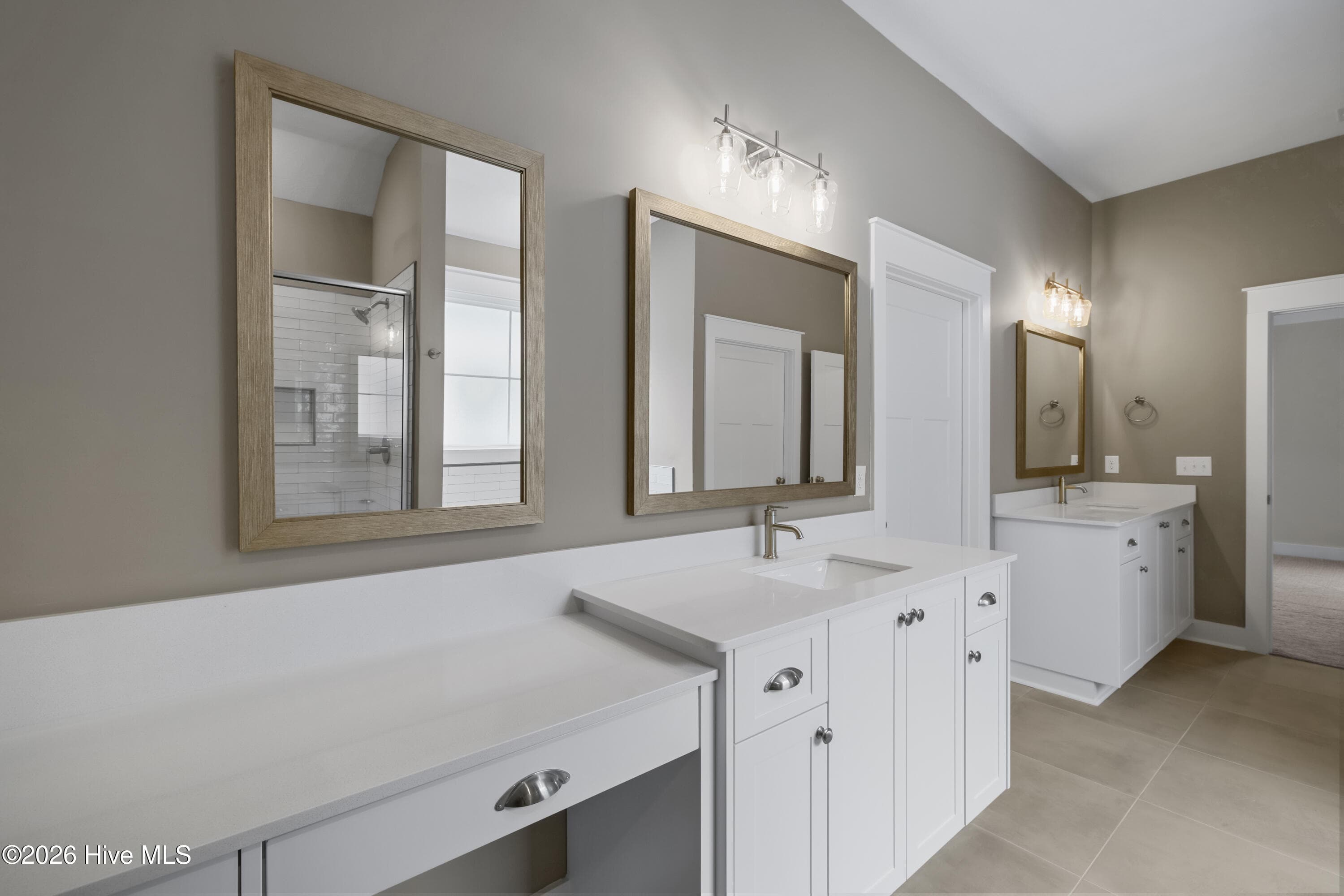Make-up vanity and framed mirrors - 1200 Bellingham Drive, Beech Island, SC 29842