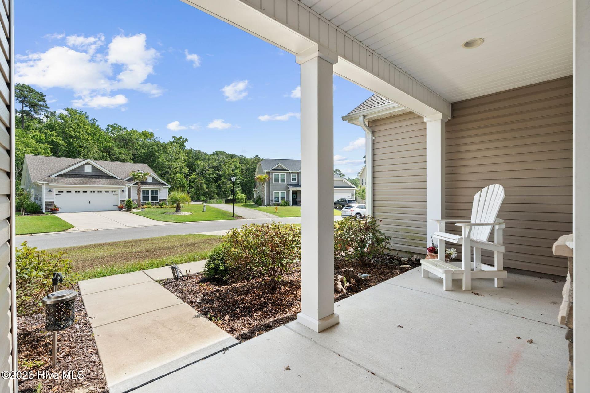 Front Porch View - 6767 E Lindley Lane SW, Ocean Isle Beach, NC 28469
