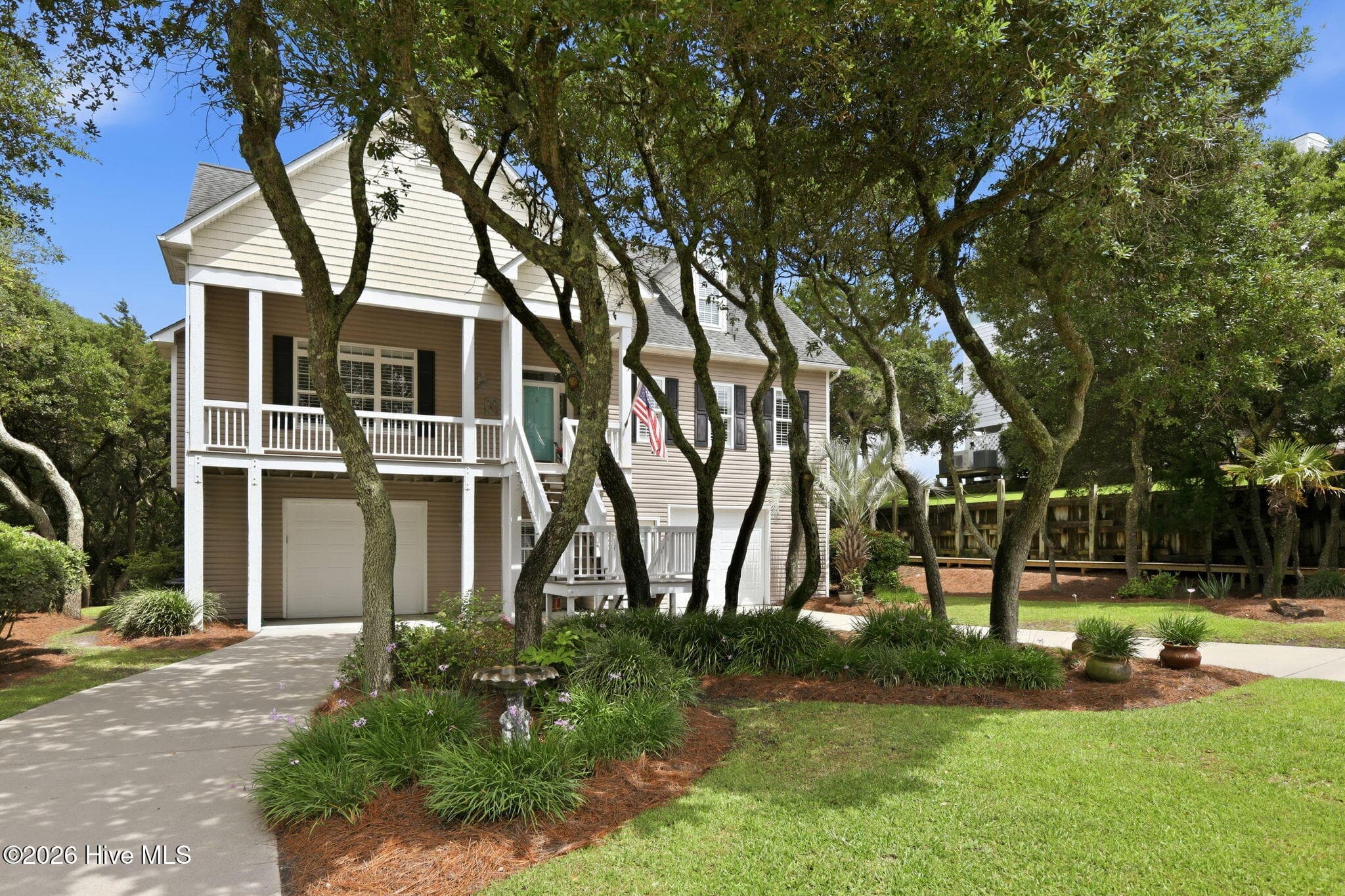 Front yard at 104 Talford - 104 Talford Drive, Atlantic Beach, NC 28512