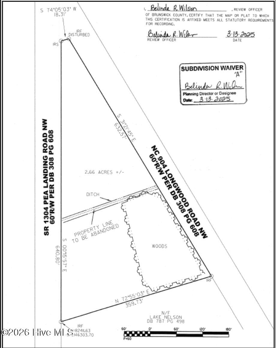 Undeveloped at 1940001801 Pea Landing Road NW, Ash, NC 28420, photo 2 of 4