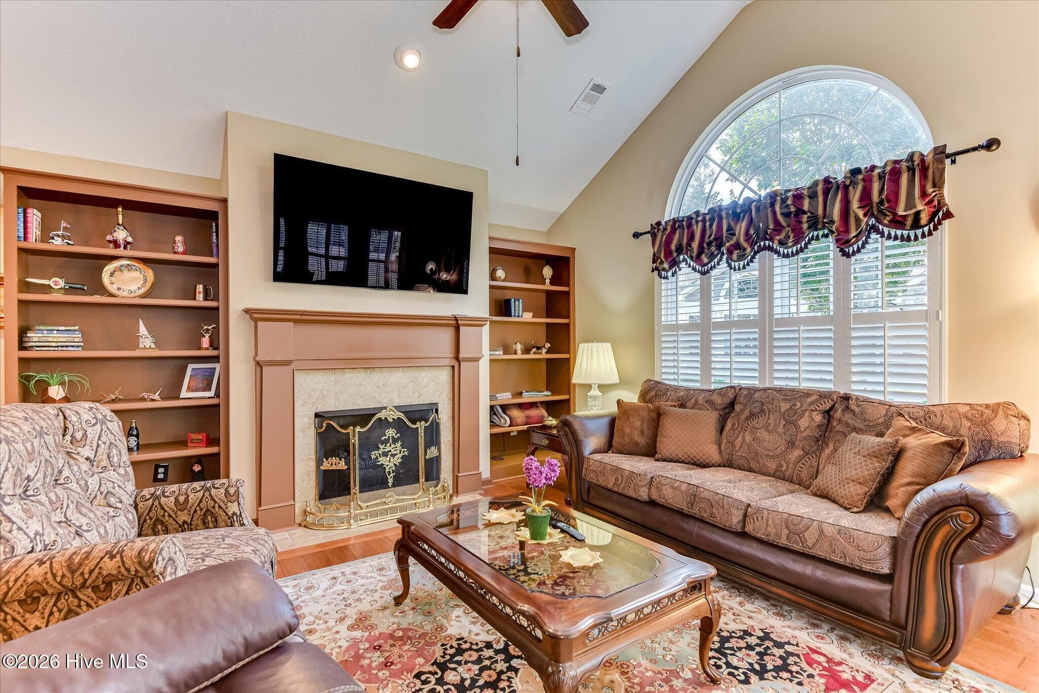 Living Room with Fireplace w/ Tons of Natural Light - 1201 Brookstone Way, Augusta, GA 30909