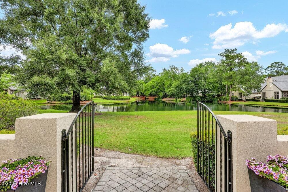 Rear courtyard - 1609 Dijon Drive, Wilmington, NC 28405