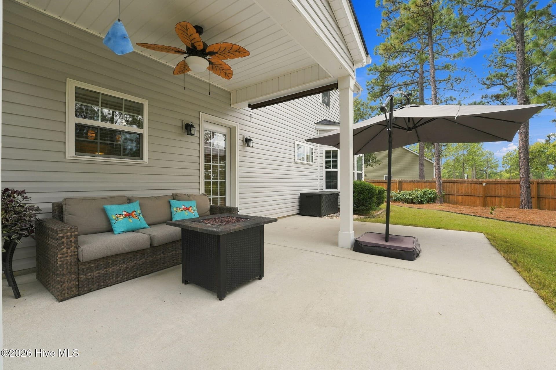 Back porch - 1140 Whitney Drive, Aberdeen, NC 28315
