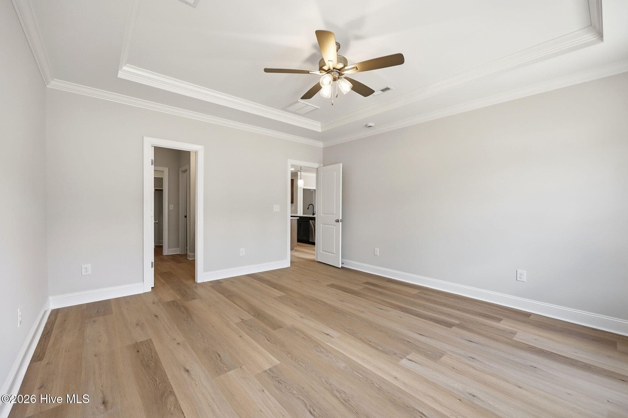 owner suite faces back yard - 1005 Finn Court, Greenville, NC 27834