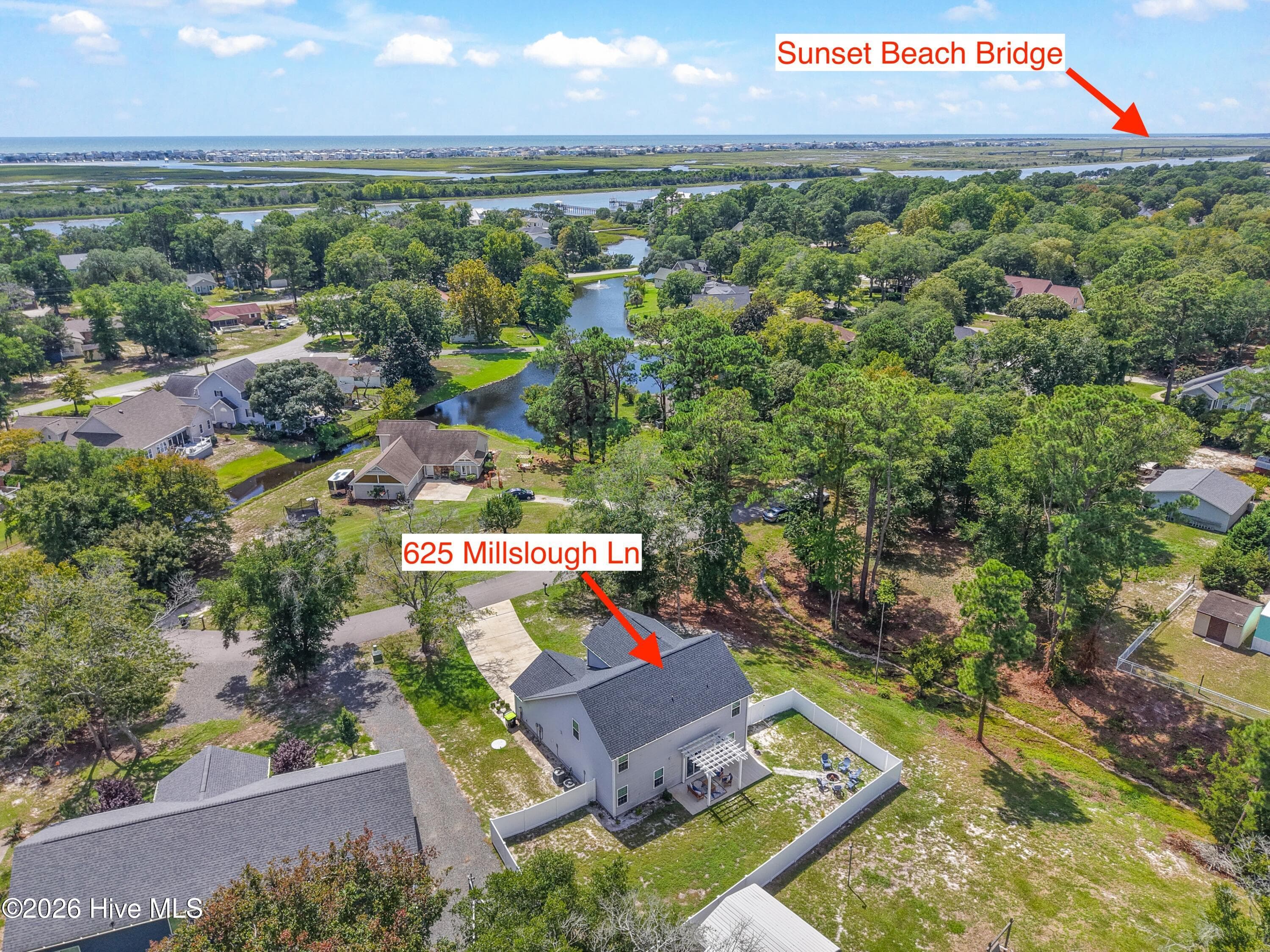 Single Family Residence at 625 Millslough Lane, Sunset Beach, NC 28468, photo 35 of 38