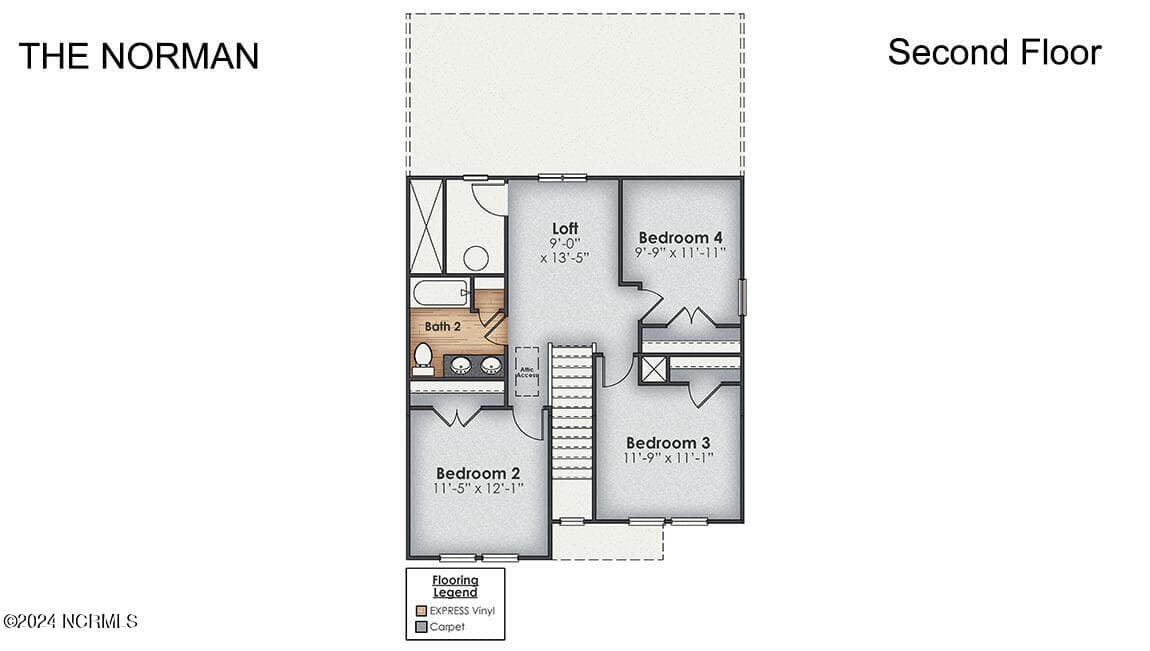 Floorplan is for illustrative purposes only - 8193 Foxglove Lane Unit 89, Leland, NC 28451