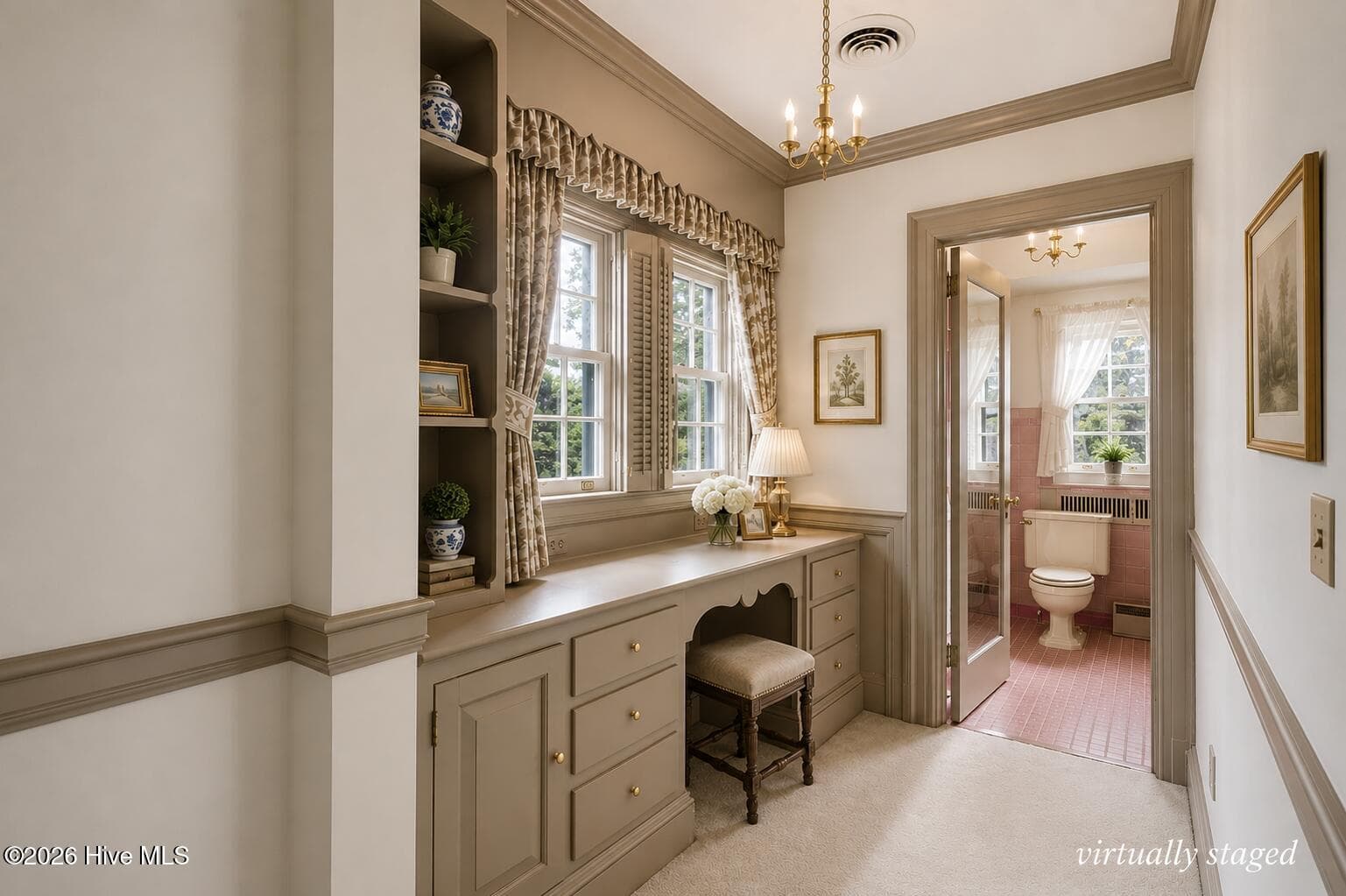 Virtually Staged - Owners Bathroom / Powder Room - 3400 S Jefferson Street, Fountain, NC 27829