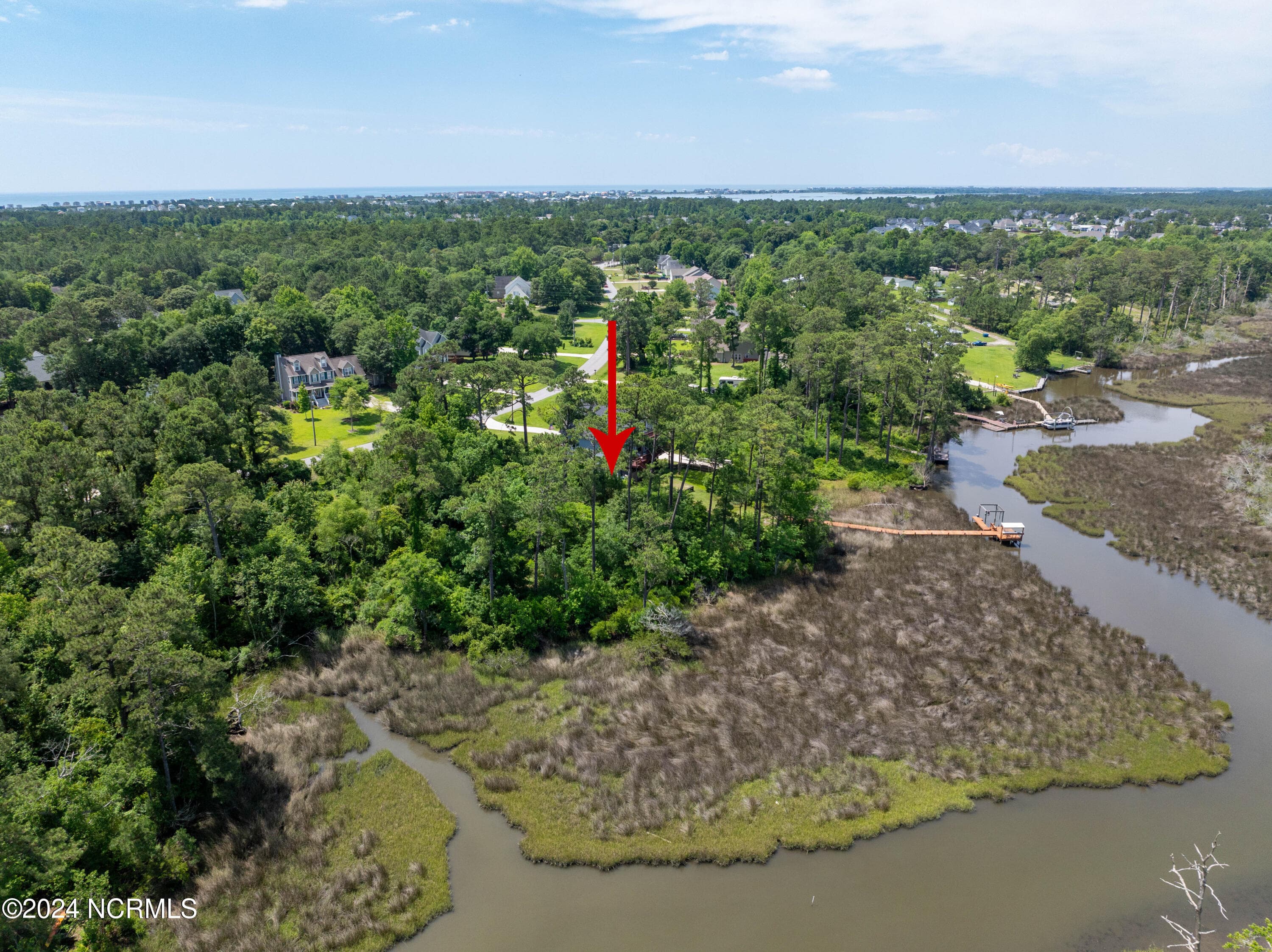 Wooded at 327 Chadwick Shores Drive, Sneads Ferry, NC 28460, photo 2 of 2