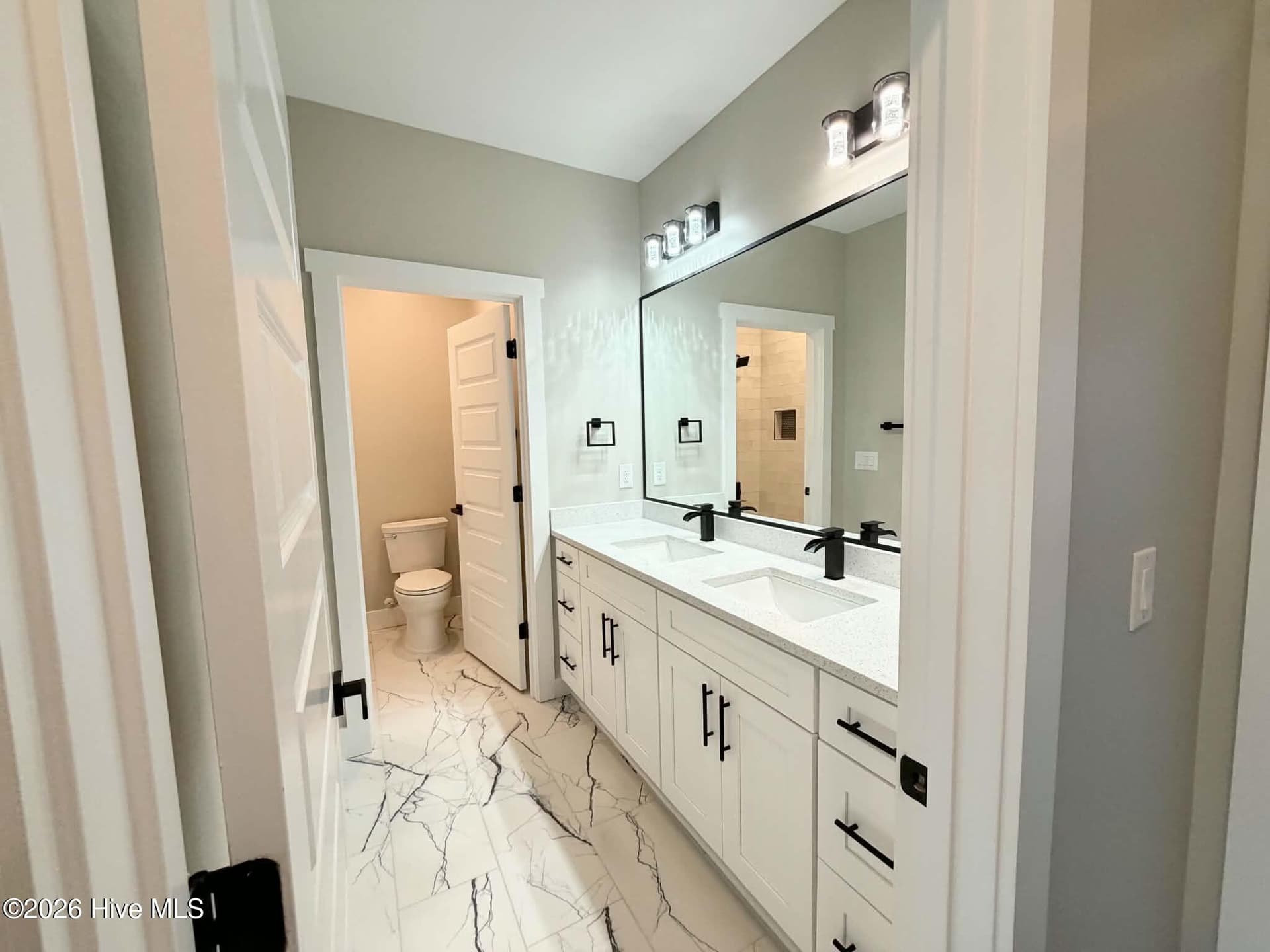 Guest bathroom, upstairs. - 550 Glenburnie Street NW, Calabash, NC 28467