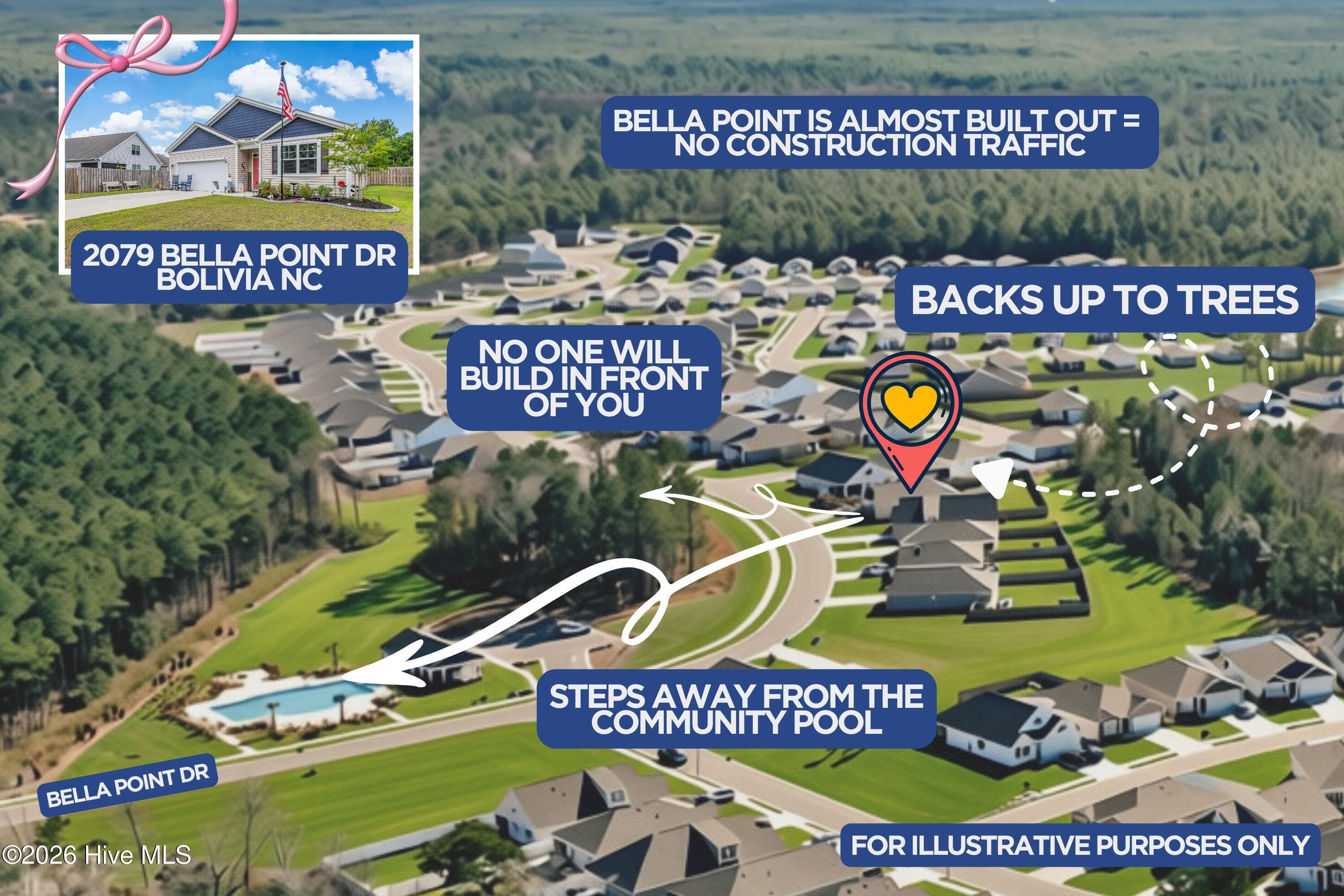 Single Family Residence at 2079 Bella Point Drive SE Lot 31, Bolivia, NC 28422, photo 41 of 49