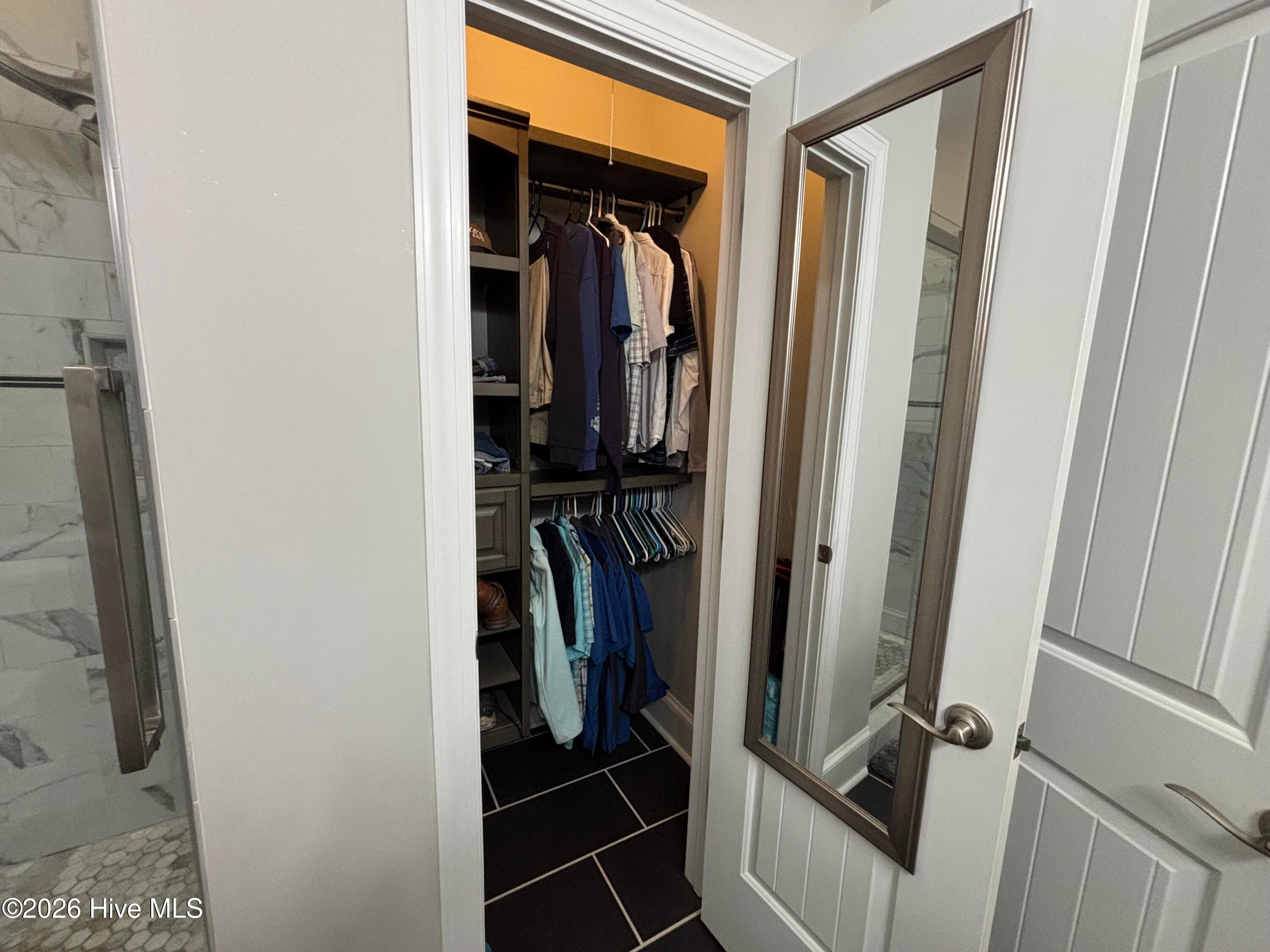 Custom built closet in bathroom - 593 La Wane Lane, Trenton, NC 28585