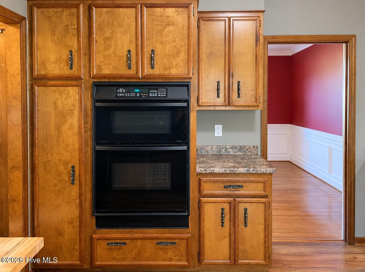 Microwave and oven. Lots of cabinets! - 4164 Quail Springs Circle, Augusta, GA 30907