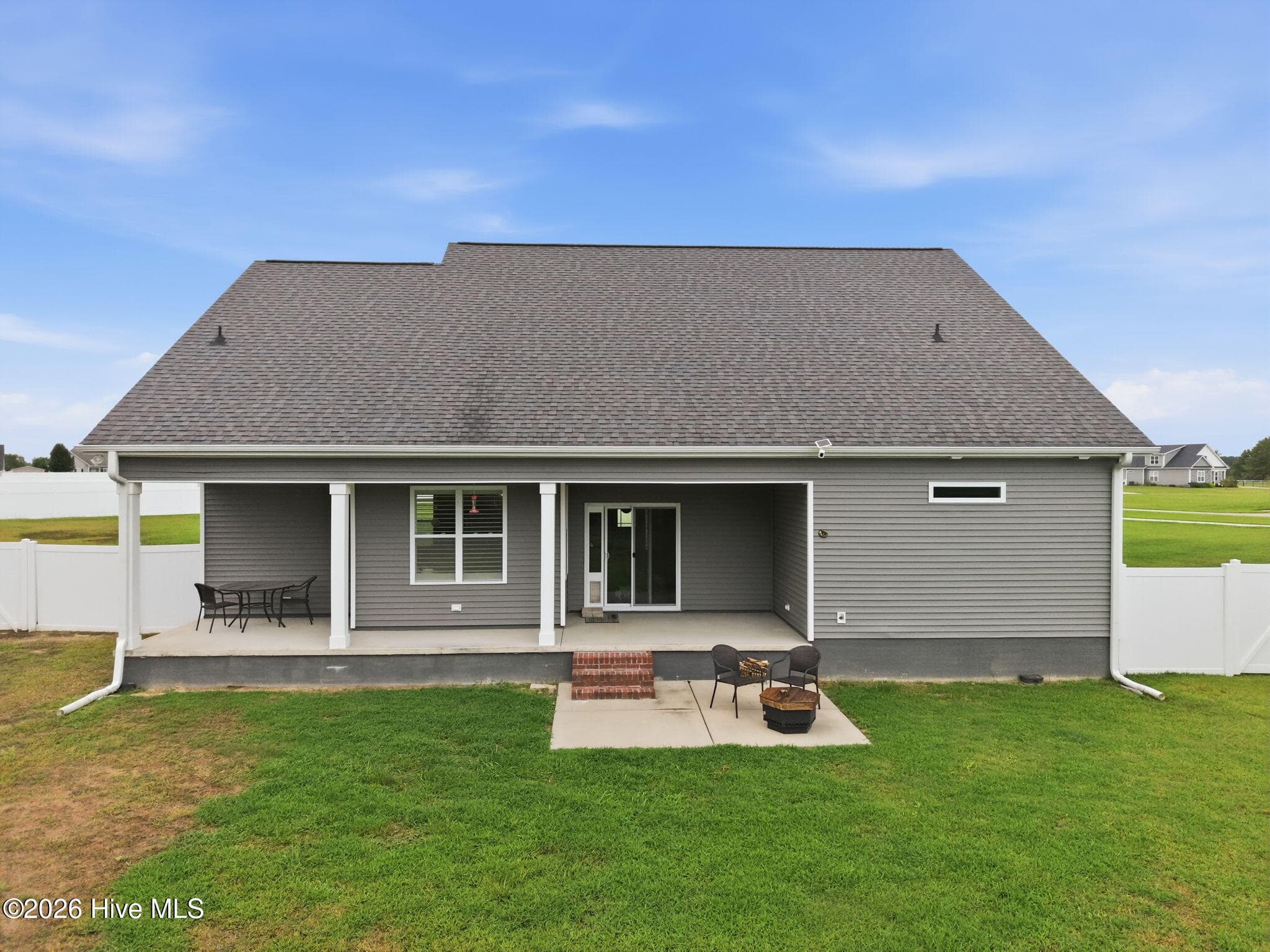 Extended rear porch - 2212 Marinwood Court, Greenville, NC 27834