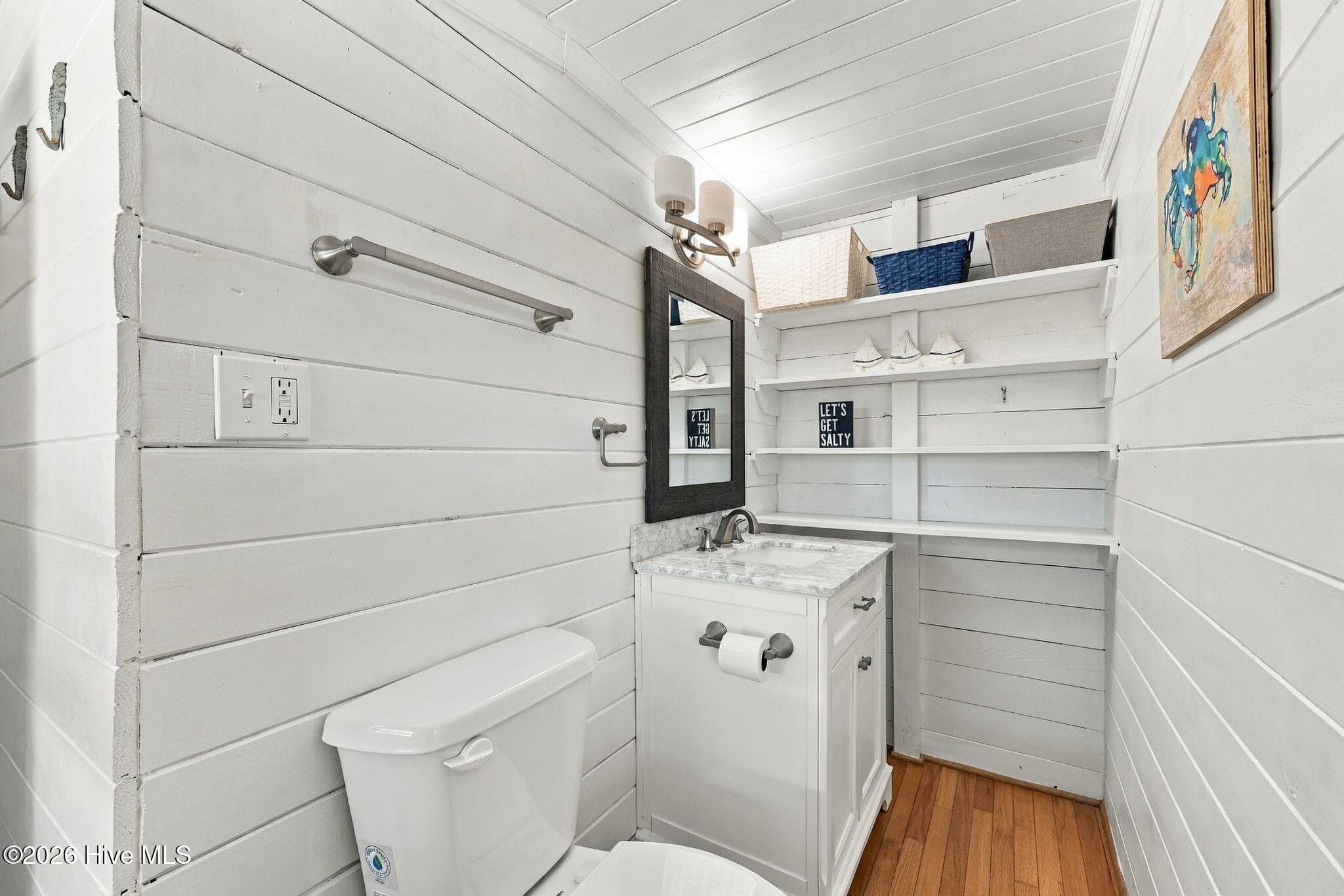 upstairs bathroom - 203 Hoffman Beach Road, Salter Path, NC 28512