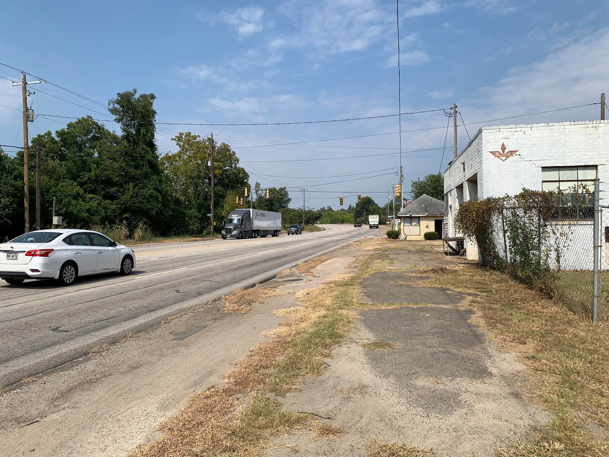 Wide view of property to intersection. - 1151 Sand Bar Ferry Road, Beech Island, SC 29842
