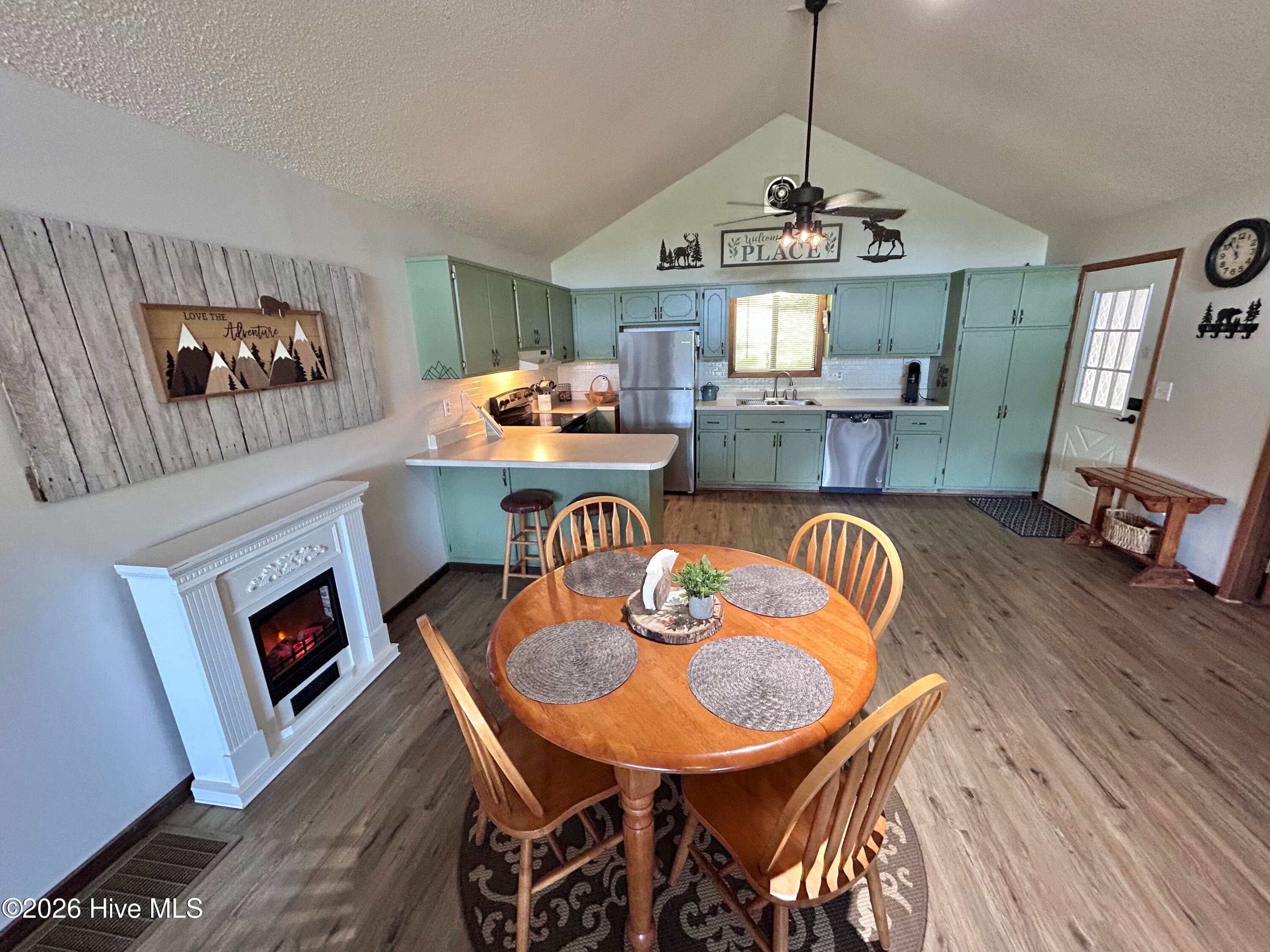 Dining area and kitchen - 234 Ashley Lane, Murphy, NC 28906