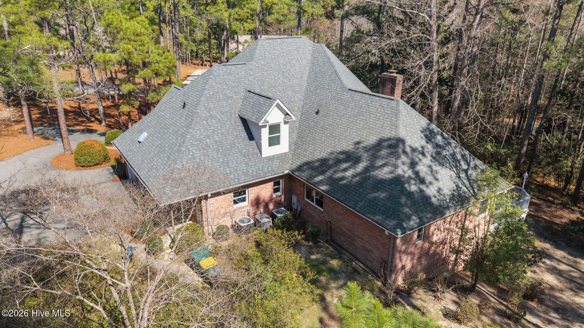 Drove view of the backyard. - 22 Lochmere Drive, Pinehurst, NC 28374
