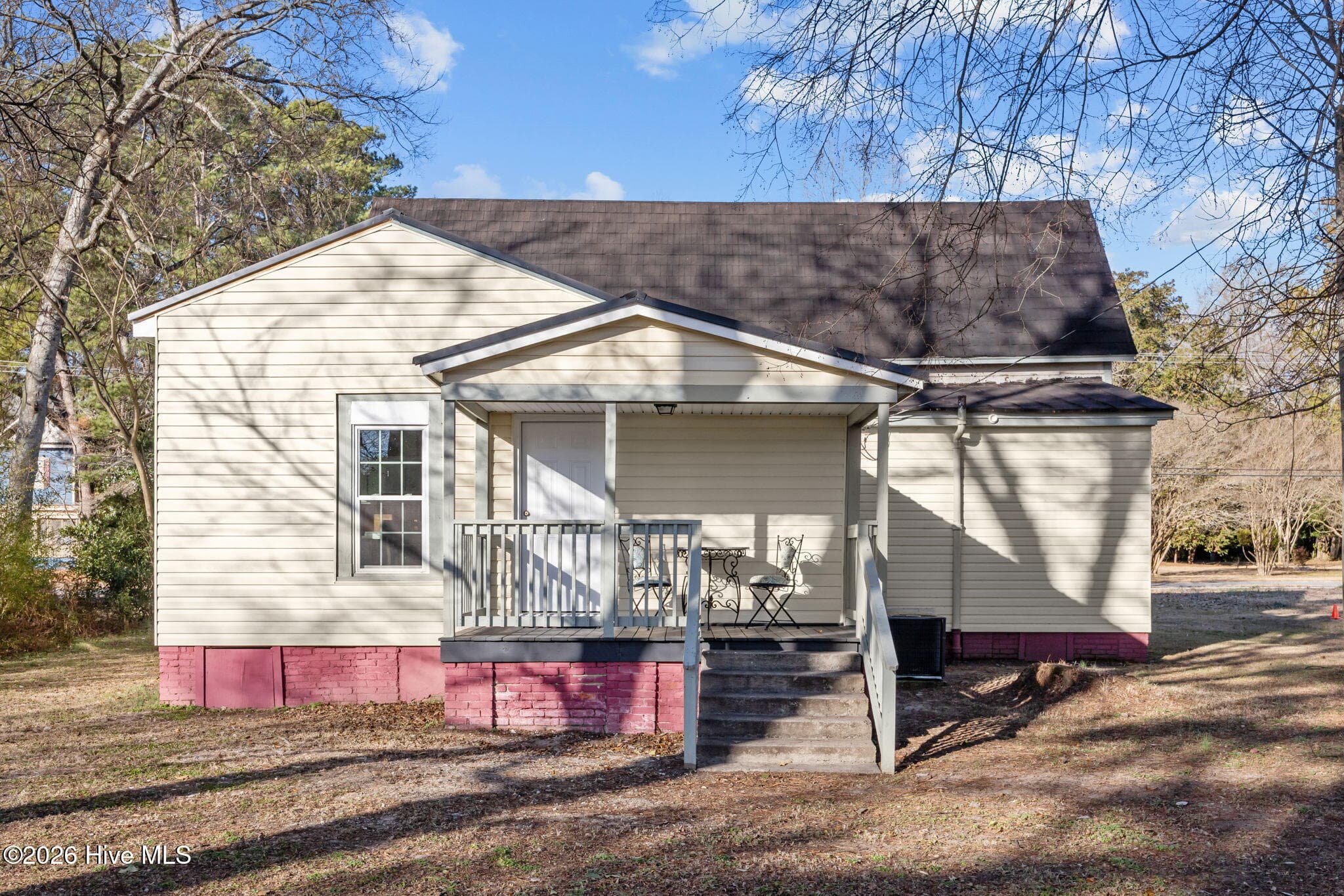 back view showing back porch - 809 Church Street, Scotland Neck, NC 27874